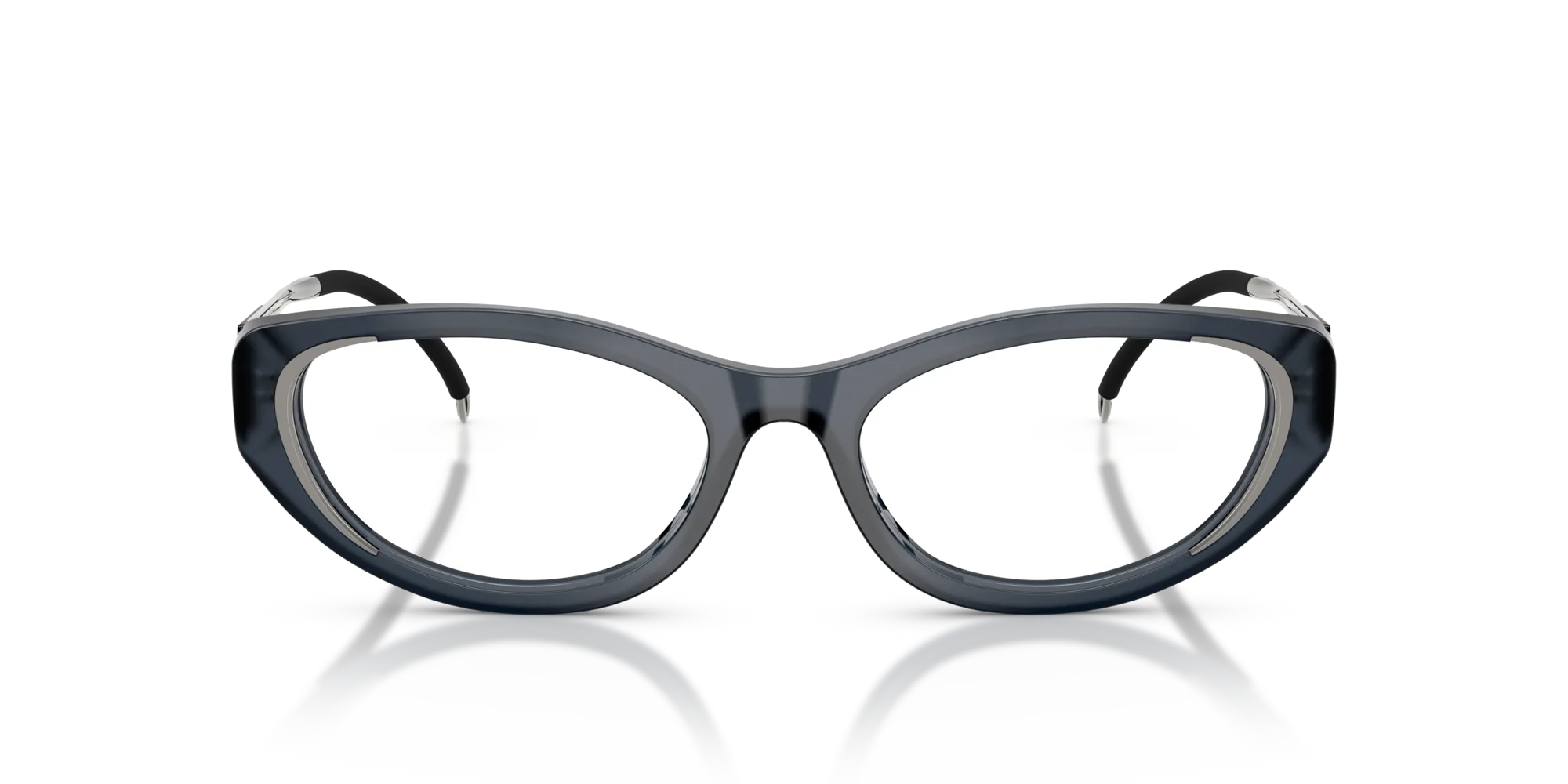 DIESEL DL4004 2018 Montature da vista Acetato Blu Cat Eye Normale - immagine 3
