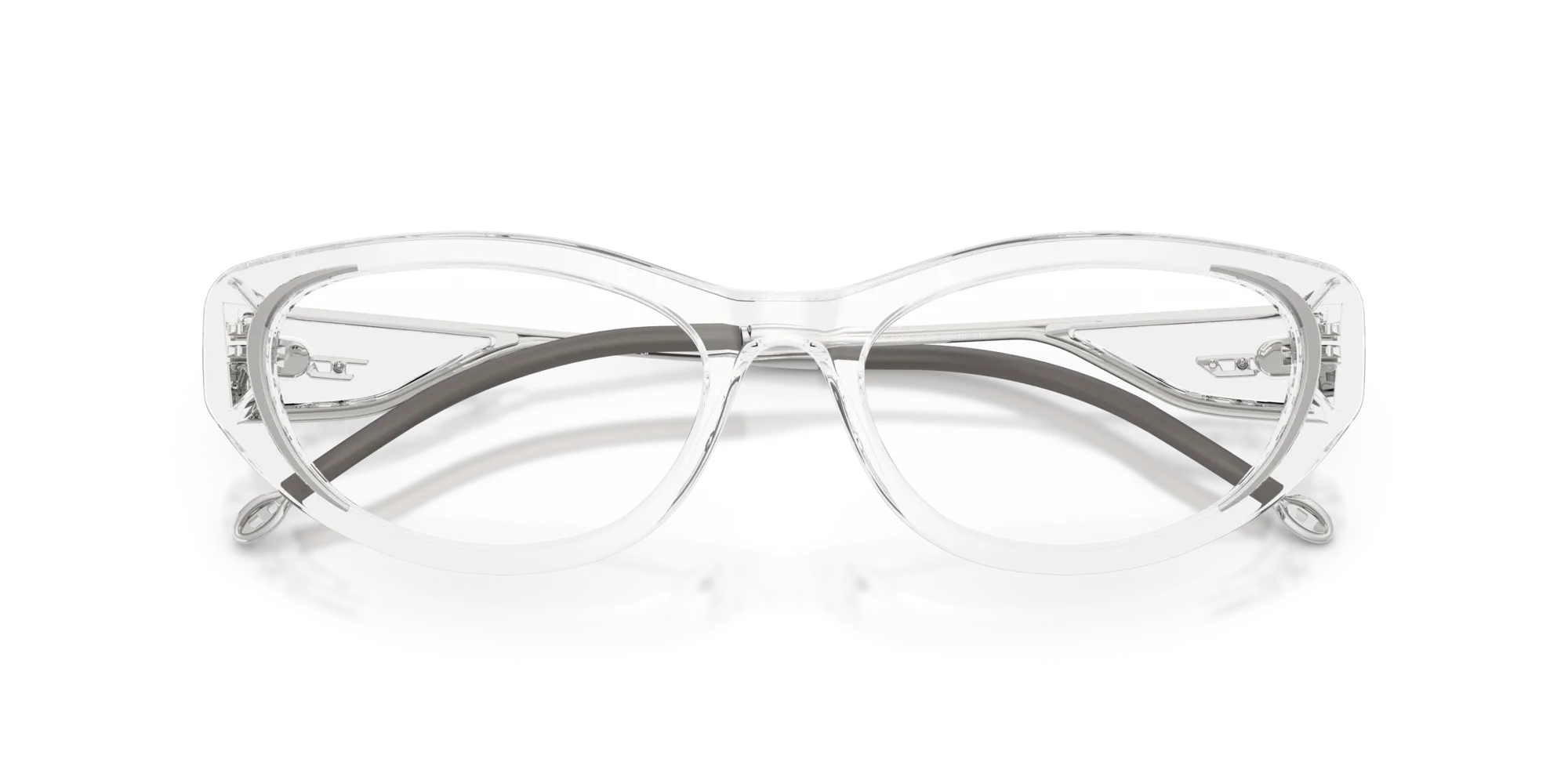 DIESEL DL4004 2005 Montature da vista Acetato Trasparente Cat Eye Normale - immagine 2