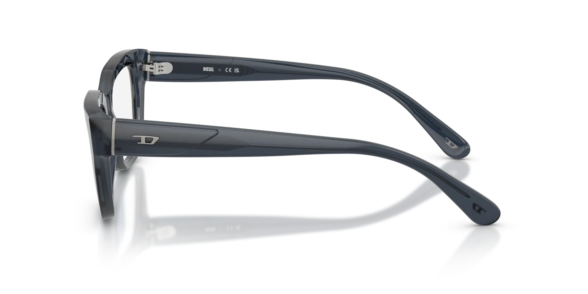 DIESEL DL4003 2018 Montature da vista Acetato Blu Squadrata Normale - immagine 4