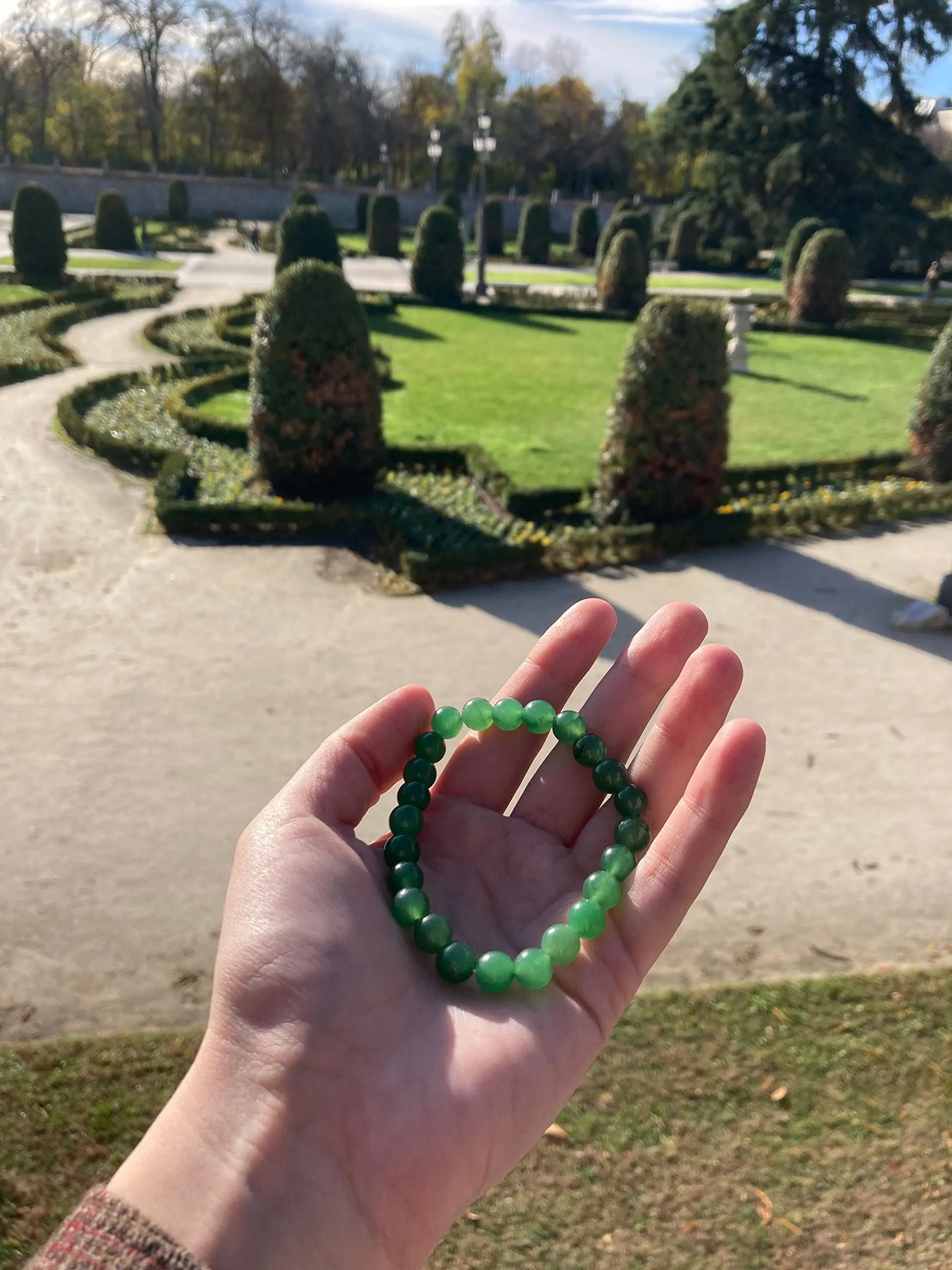 Bracciale in pietra naturale (Avventurina) - immagine 2