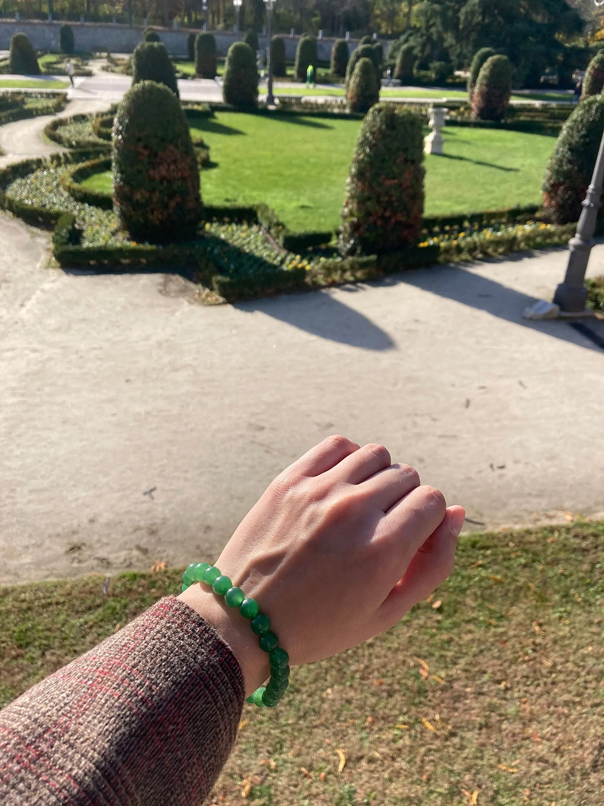 Bracciale in pietra naturale (Avventurina) - immagine 3