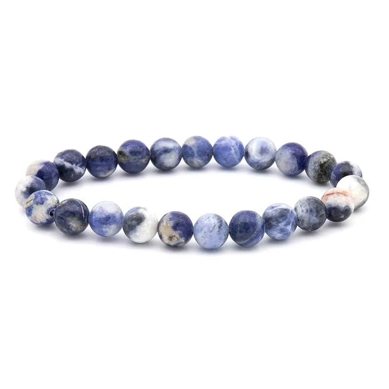 Bracciale in Pietra Naturale (Sodalite) - immagine 2