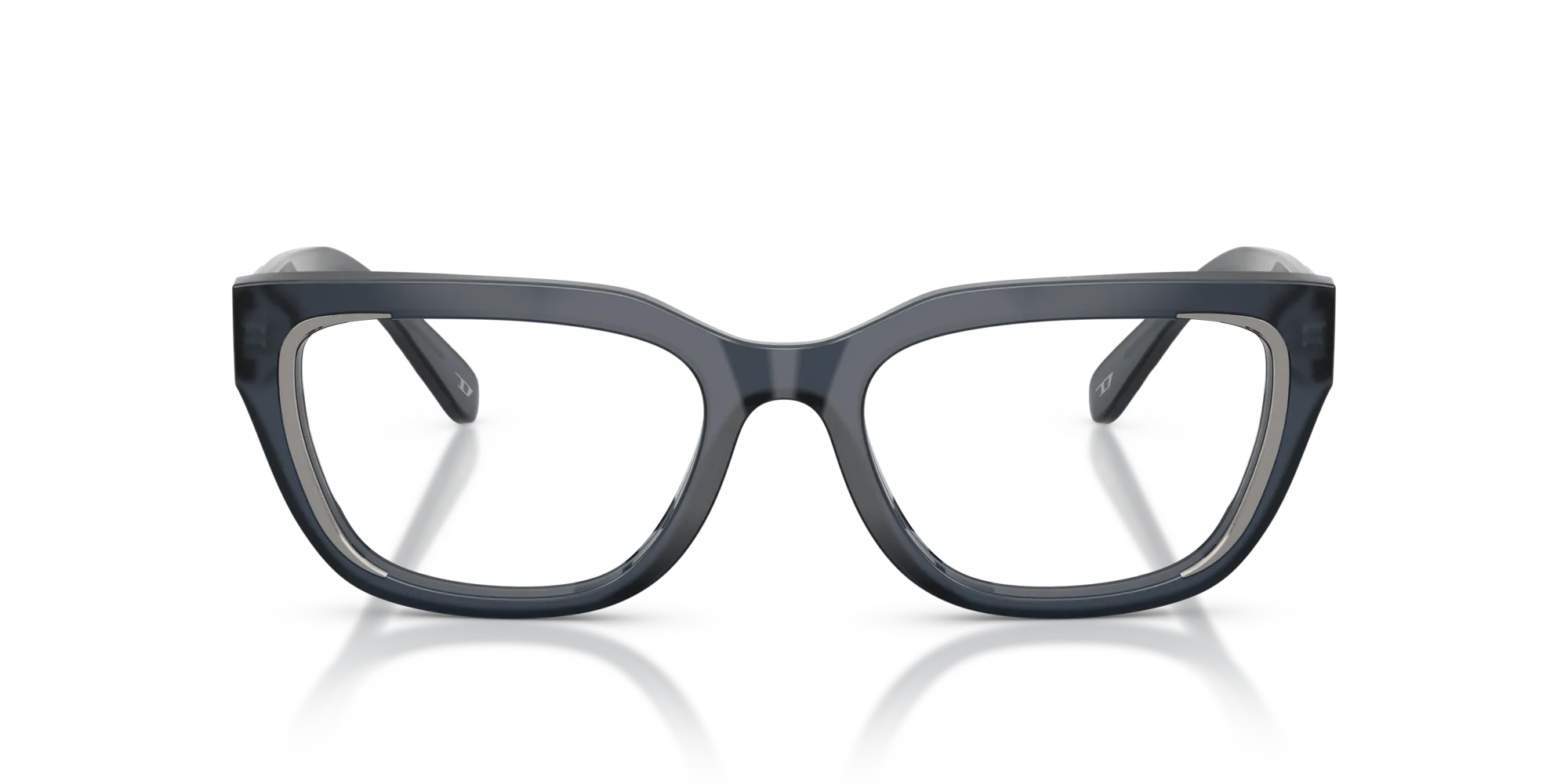 DIESEL DL4003 2018 Montature da vista Acetato Blu Squadrata Normale - immagine 3