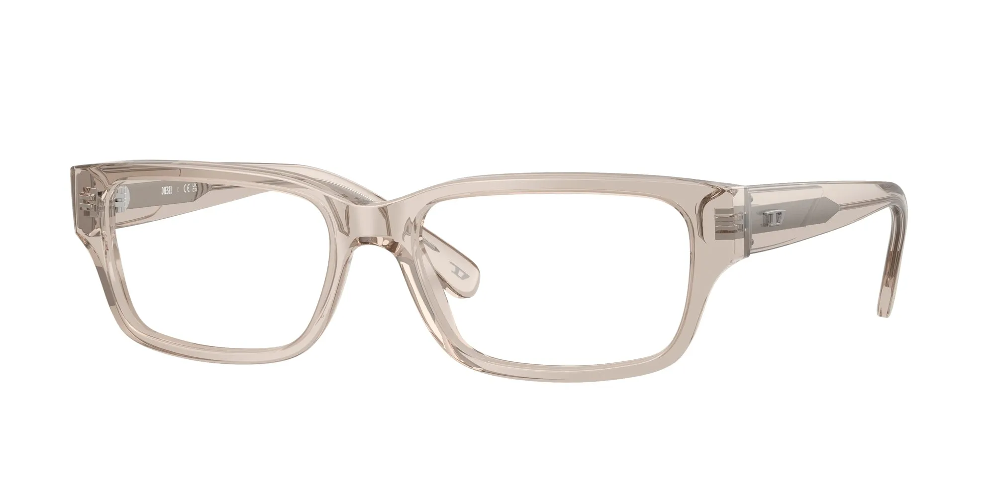 DIESEL DL4002 2007 Montature da vista Acetato Grigio Squadrata Normale - immagine 1