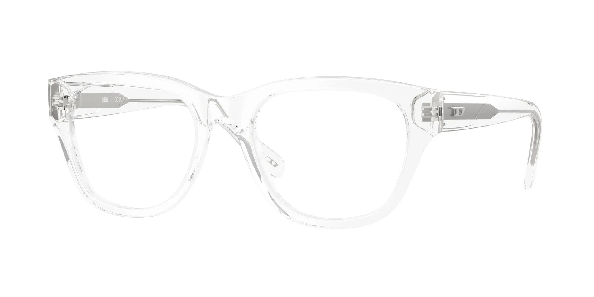 DIESEL DL4001 2005 Montature da vista Acetato Trasparente Squadrata Normale - immagine 1