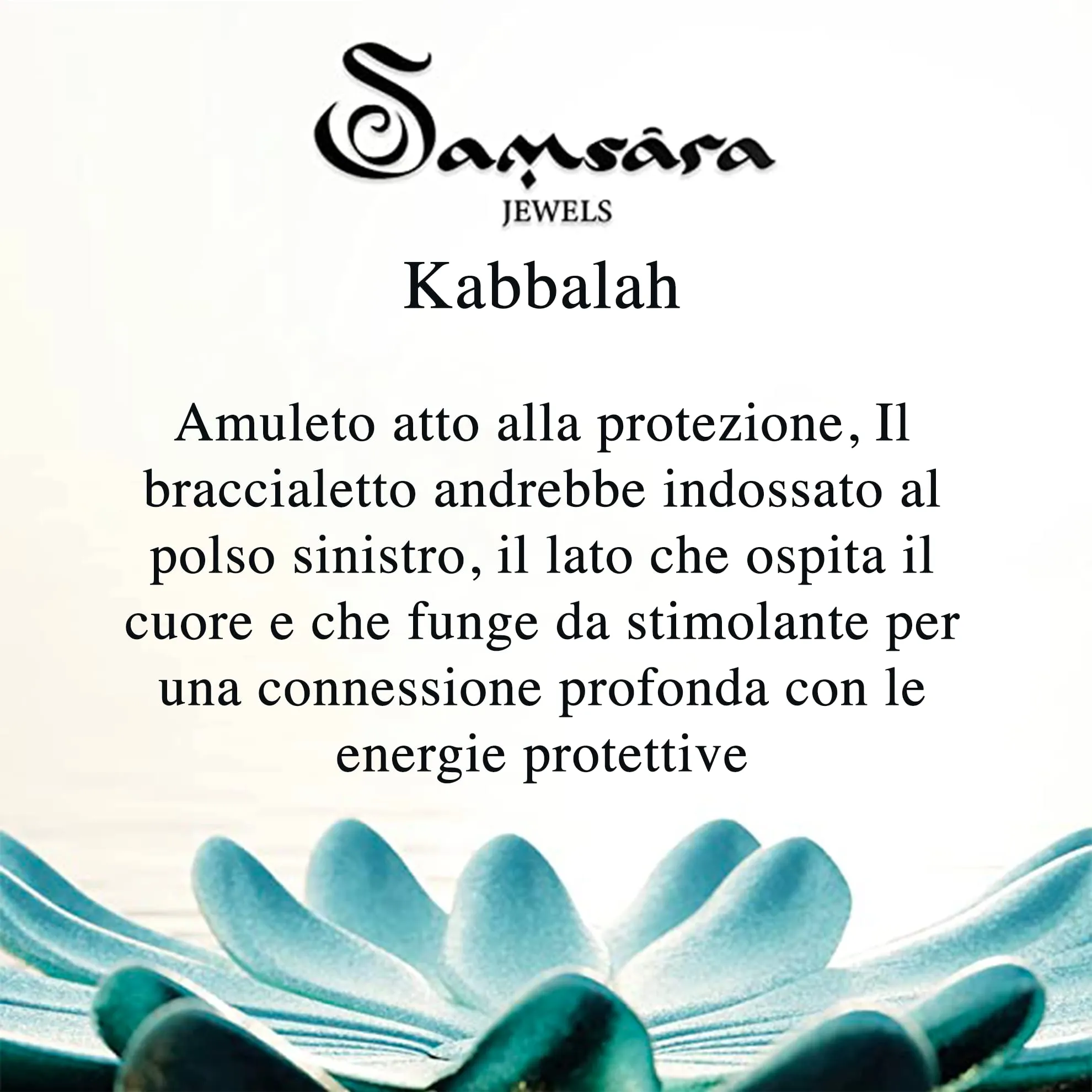 Samsara Kabbalah Bracciale della Fortuna contro il Malocchio - Gioiello Mistico Artigianale in Corda Cerata Regolabile (NERO) - immagine 2