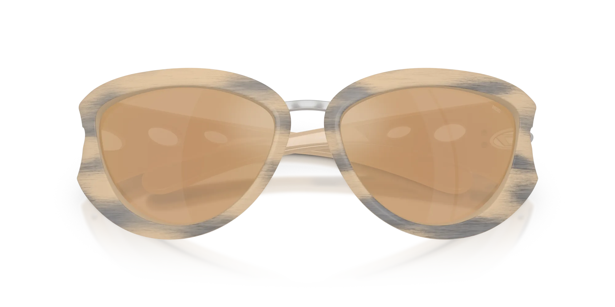 DIESEL DL3007U 20087J Occhiali da sole Iniettato Giallo Oro Cat Eye Normale - immagine 2