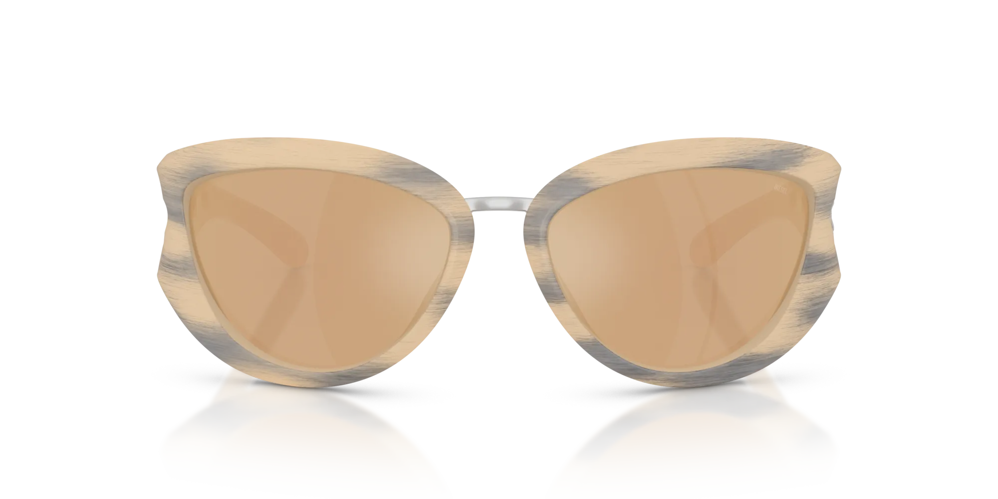 DIESEL DL3007U 20087J Occhiali da sole Iniettato Giallo Oro Cat Eye Normale - immagine 3