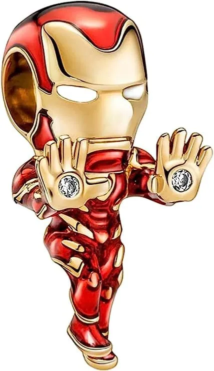 The Charmery Ciondolo a forma di uomo in argento 925, compatibile con braccialetti Pandora, Trollbeads, Chamilia, Biagi e molti altri braccialetti con ciondoli del Regno Unito. - immagine 1