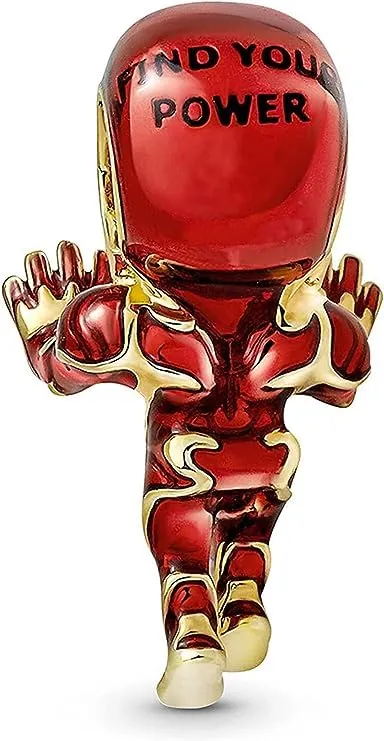 The Charmery Ciondolo a forma di uomo in argento 925, compatibile con braccialetti Pandora, Trollbeads, Chamilia, Biagi e molti altri braccialetti con ciondoli del Regno Unito. - immagine 2