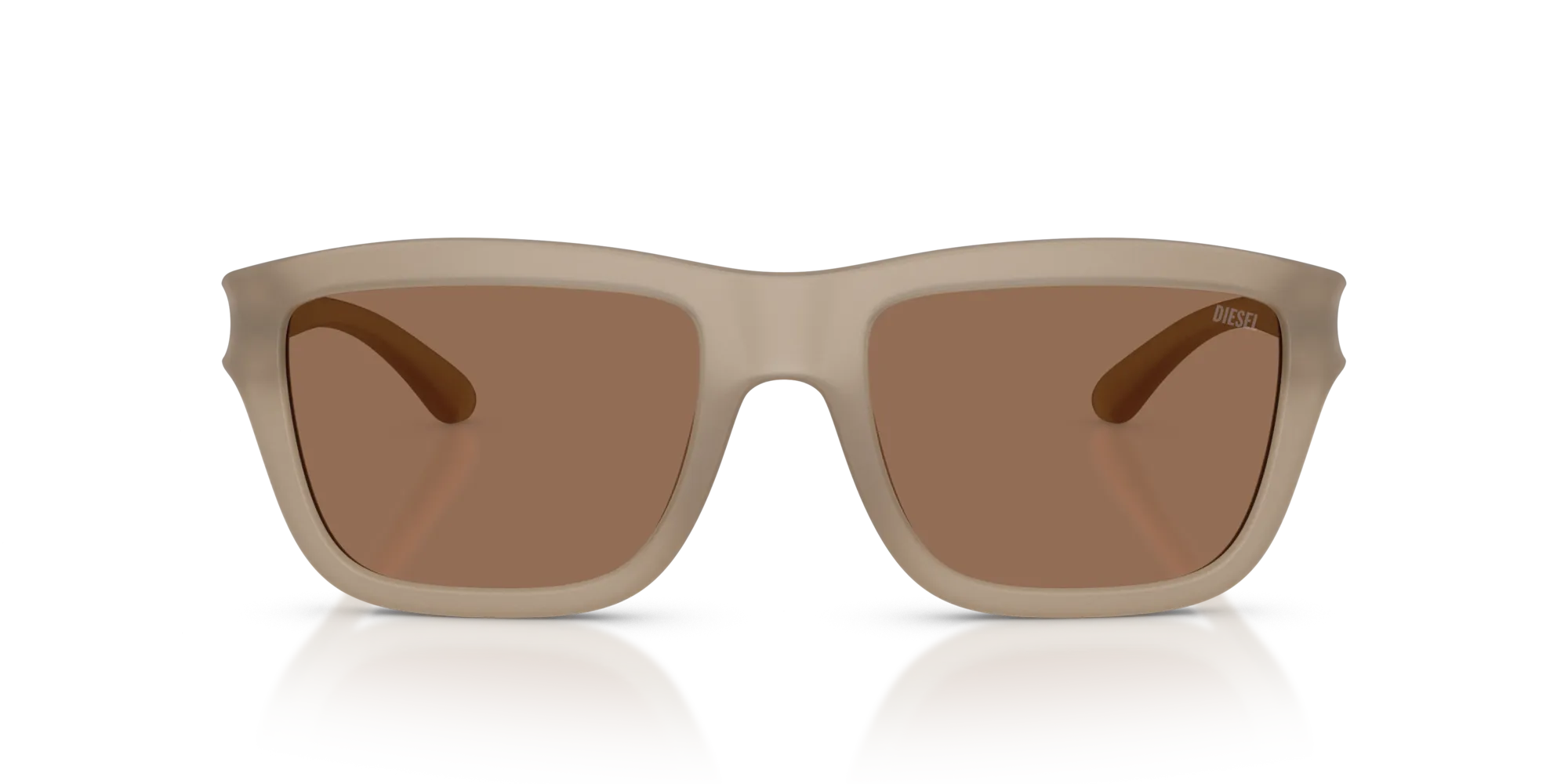 DIESEL DL3006U 201273 Occhiali da sole Iniettato Grigio Marrone Squadrata Normale - immagine 3