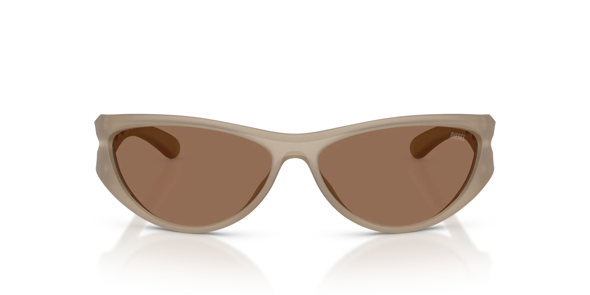 DIESEL DL3004U 201273 Occhiali da sole Iniettato Grigio Marrone Cat Eye Normale - immagine 3