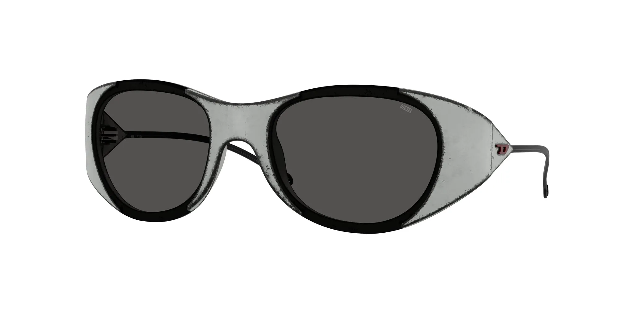 DIESEL DL3003 509/87 Occhiali da sole Iniettato Multi-colore Grigio Rotonda Normale - immagine 1