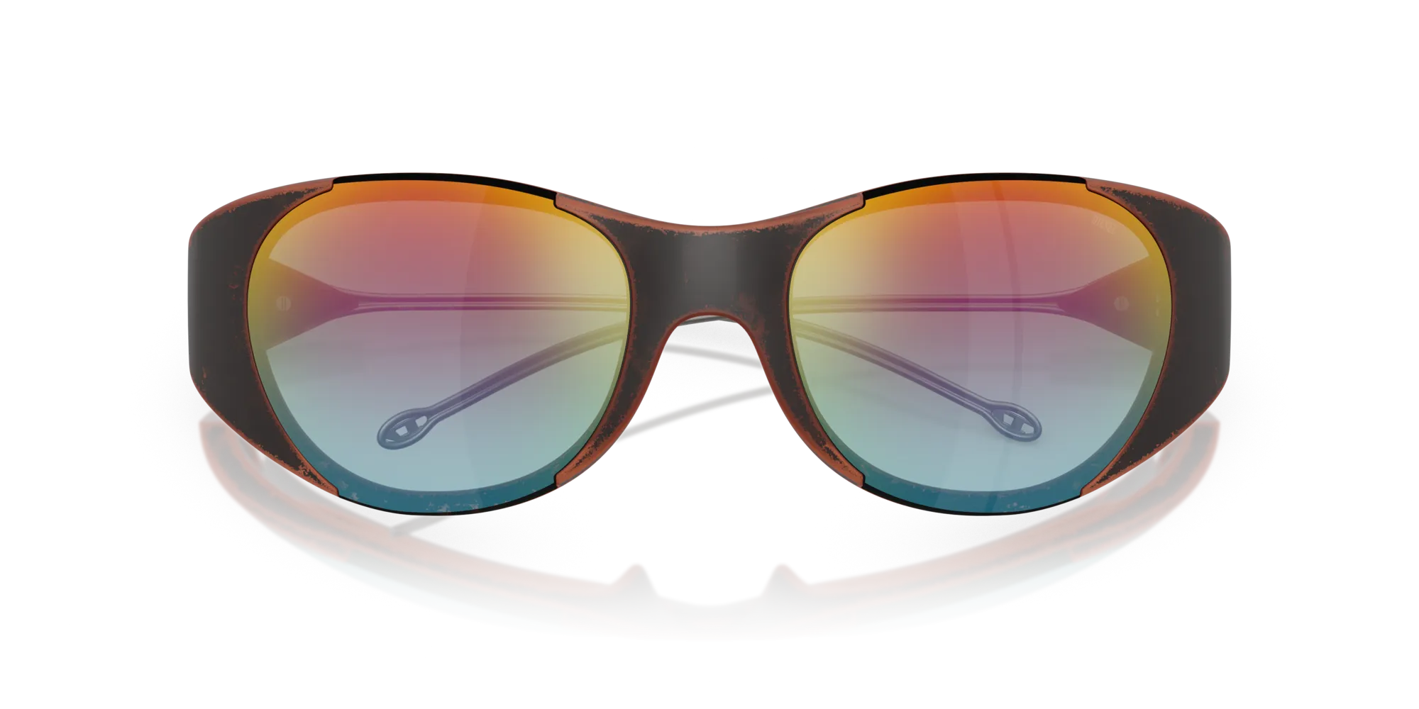 DIESEL DL3003 508/B6 Occhiali da sole Iniettato Multi-colore Marrone Rotonda Normale - immagine 2