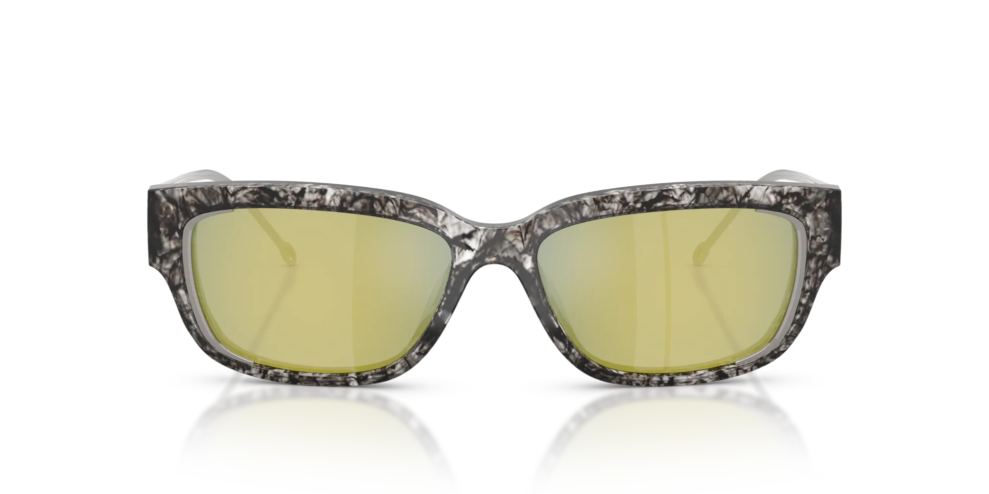 DIESEL DL2002MU 720/J2 Occhiali da sole Acetato Tartaruga Verde Squadrata Normale - immagine 3