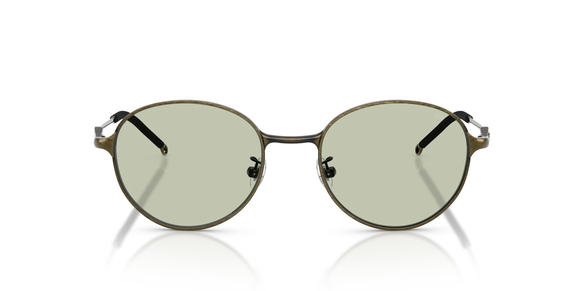 DIESEL DL1012D 1029/2 Occhiali da sole Metallo Verde Verde Rotonda Normale - immagine 3