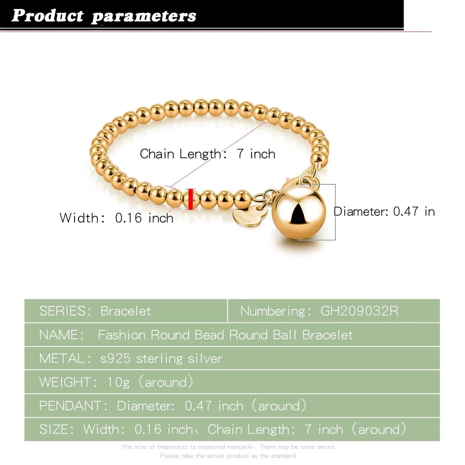 Dankadi Bracciale di Perle per Donna in Argento 925 Larghezza 4MM 6MM Senza e Con Ciondolo a Cuore, Lunghezza 13-21CM Doré Oro Rosa Regalo Festa della Mamma Uomo, 17CM, Argento - immagine 2