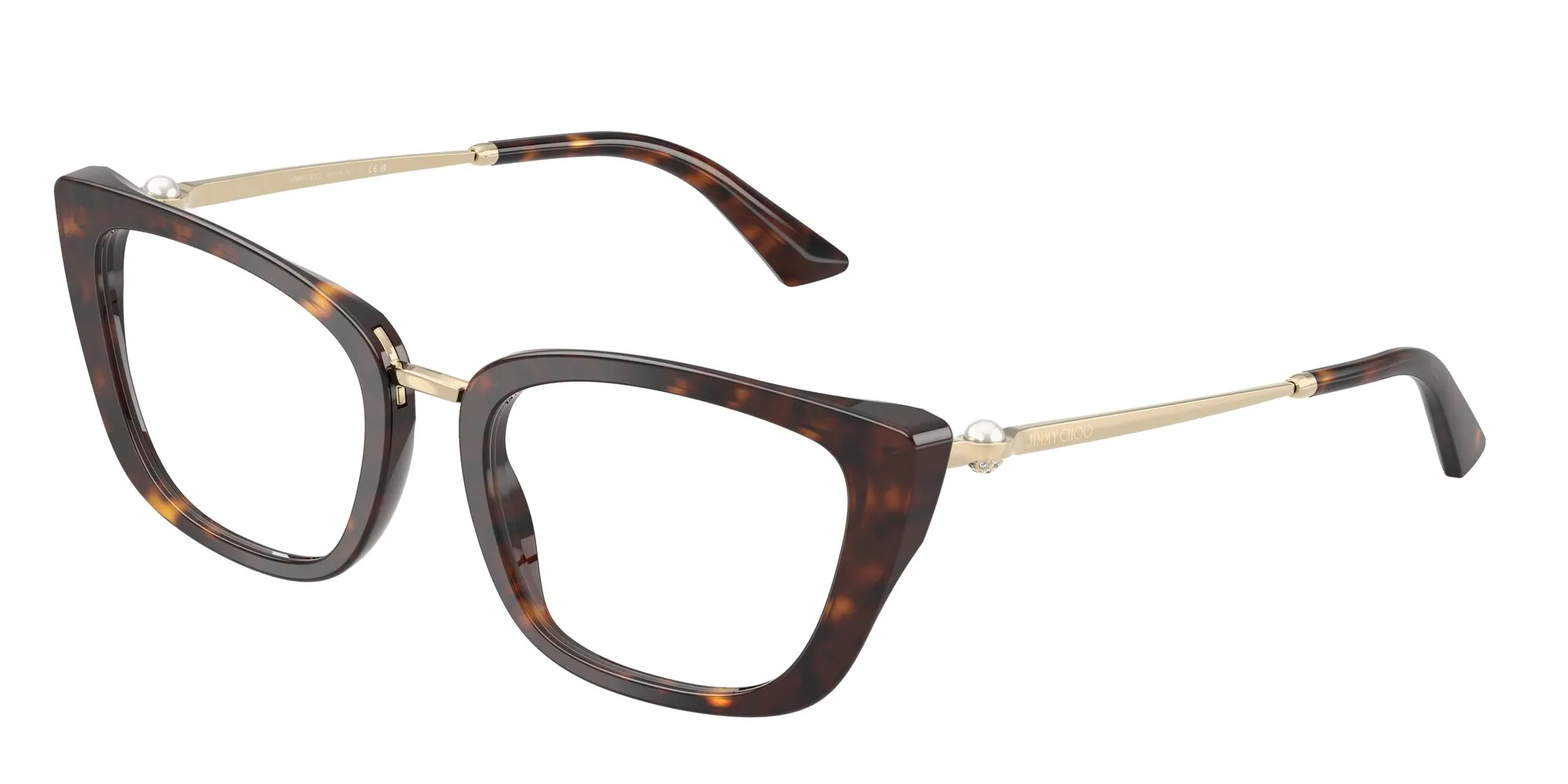 Jimmy Choo JC3034HB 5002 Montature da vista Acetato Tartaruga Cat Eye Normale - immagine 1