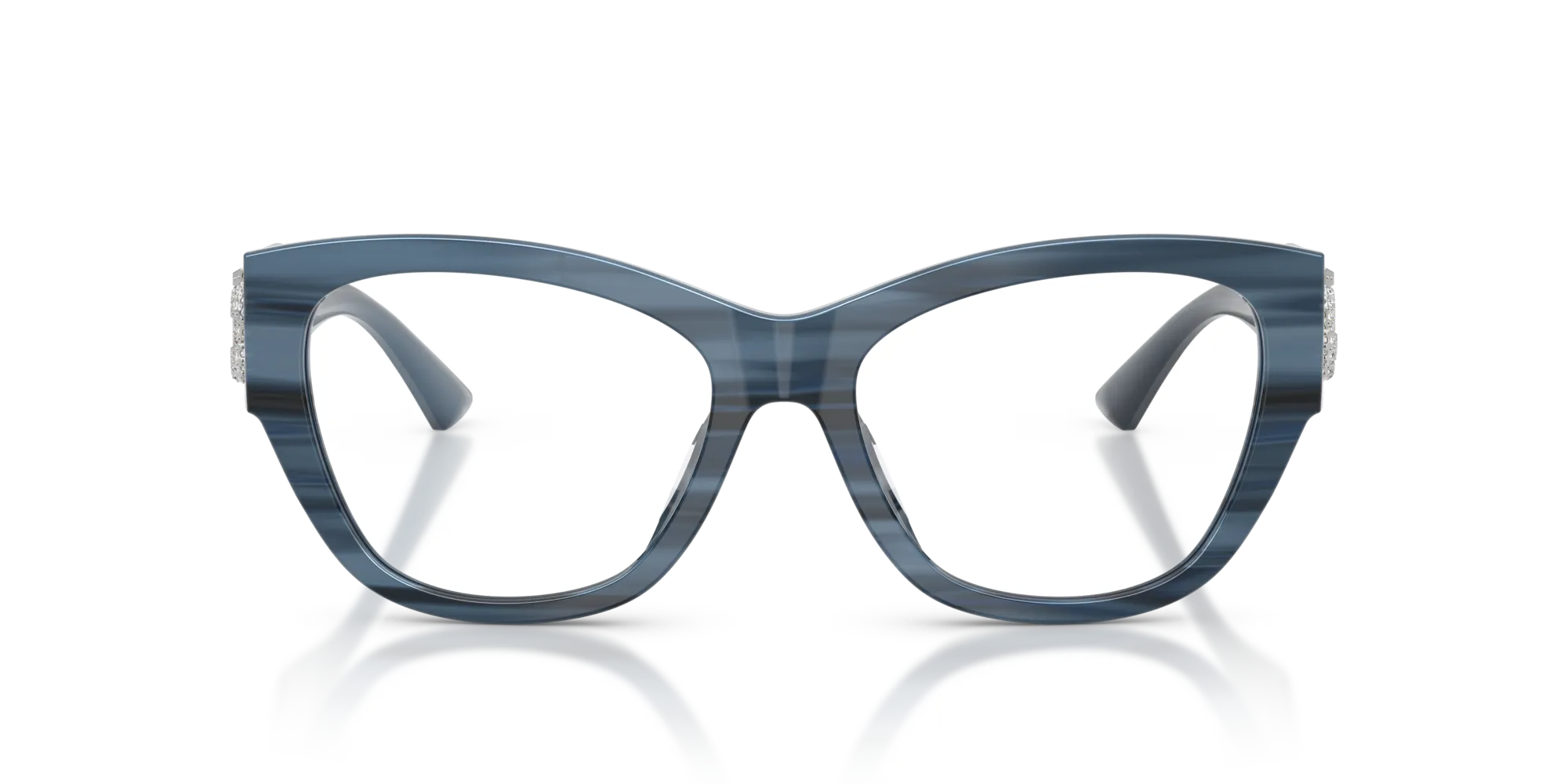 Jimmy Choo JC3033BU 5072 Montature da vista Acetato Blu Pantos Normale - immagine 3