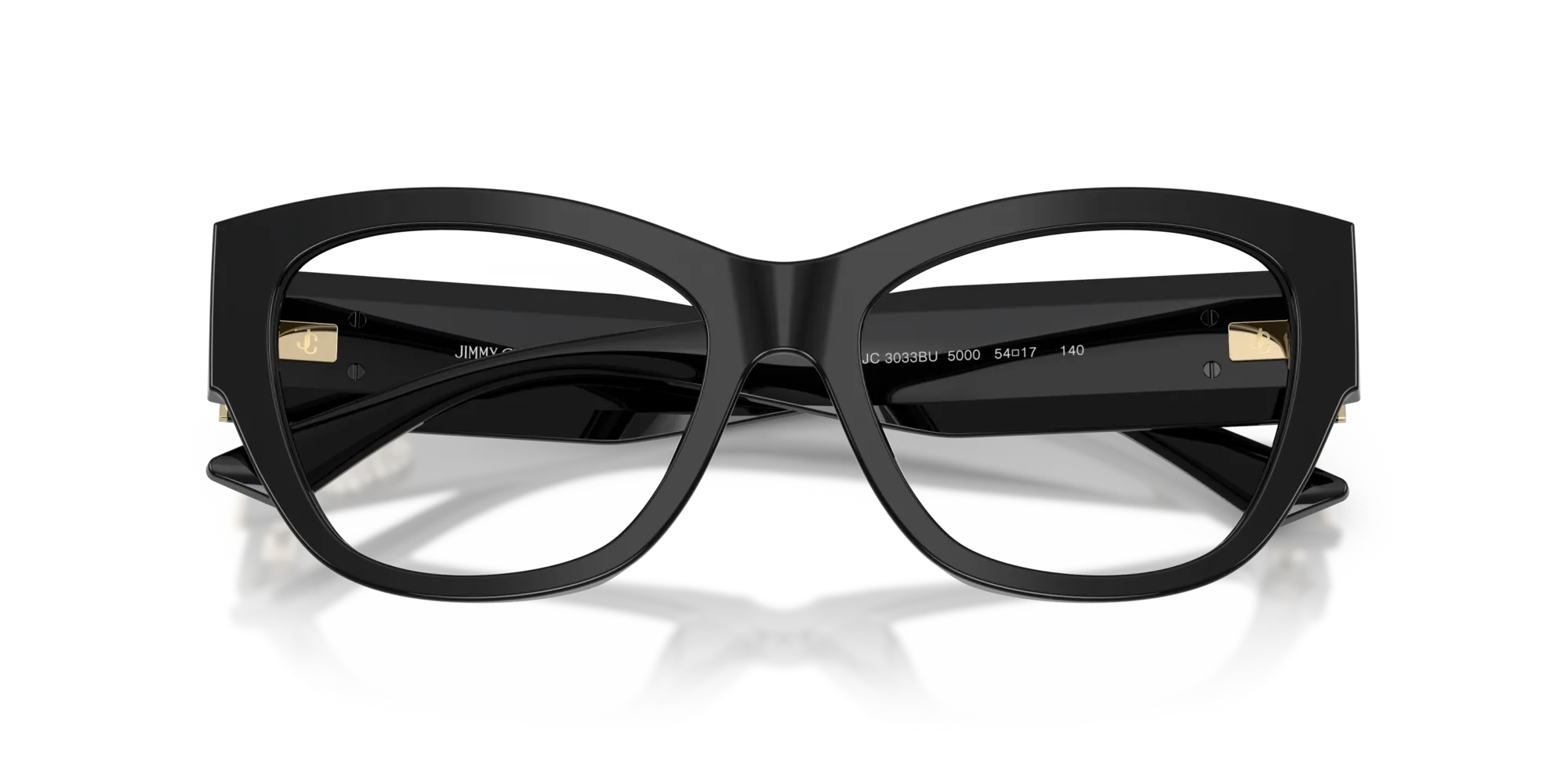 Jimmy Choo JC3033BU 5000 Montature da vista Acetato Nero Pantos Normale - immagine 2