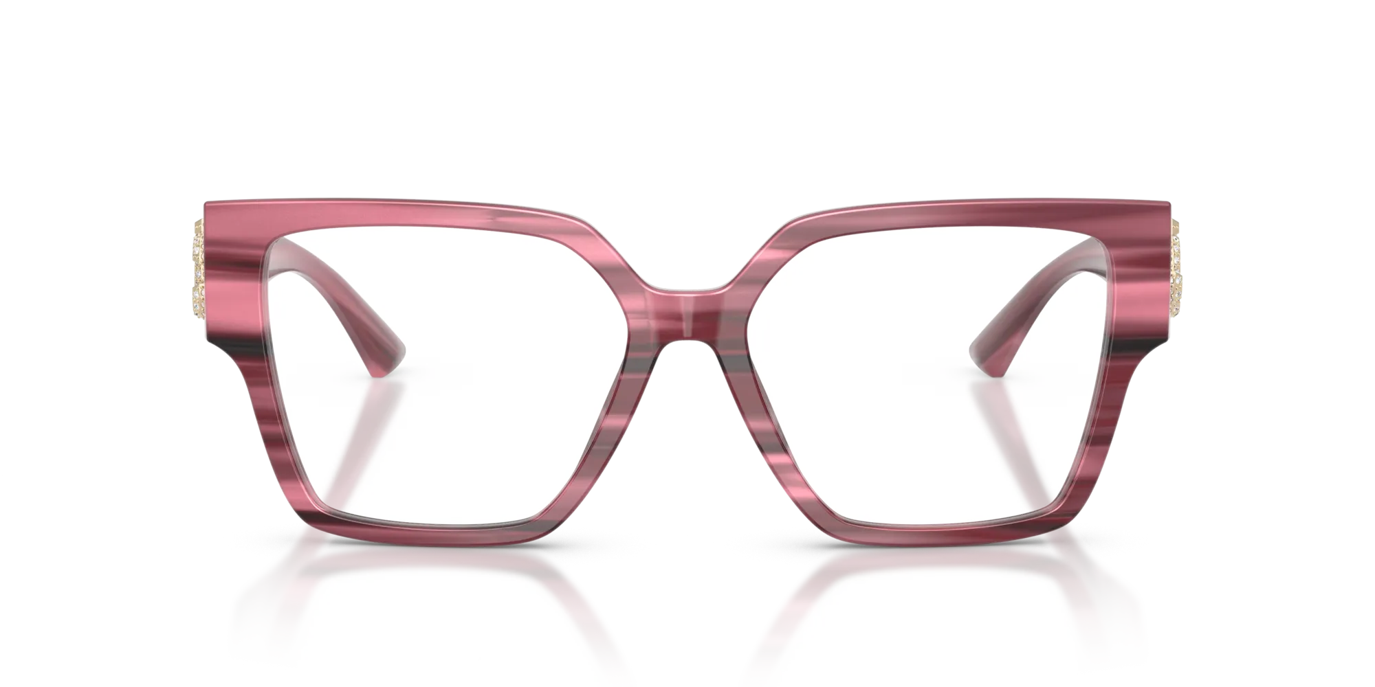 Jimmy Choo JC3032B 5064 Montature da vista Acetato Viola Squadrata Normale - immagine 3