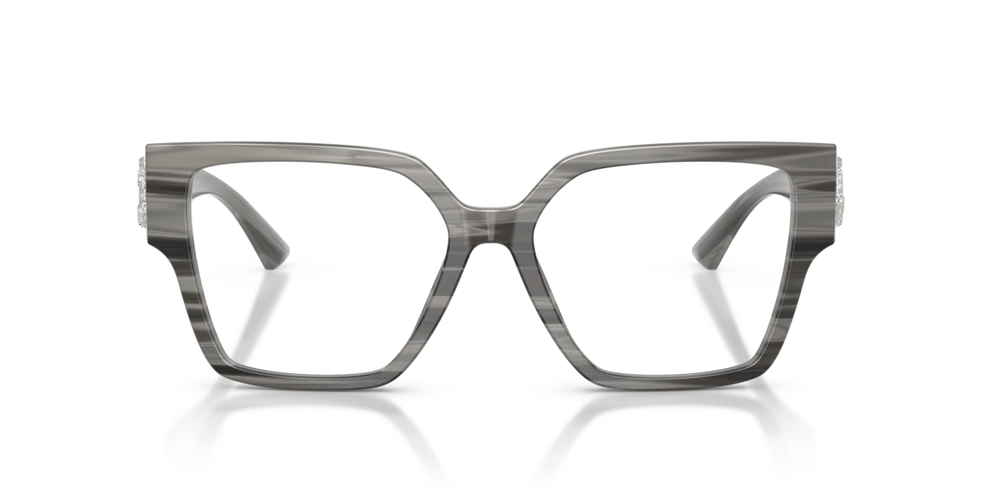 Jimmy Choo JC3032B 5063 Montature da vista Acetato Nero Squadrata Normale - immagine 3
