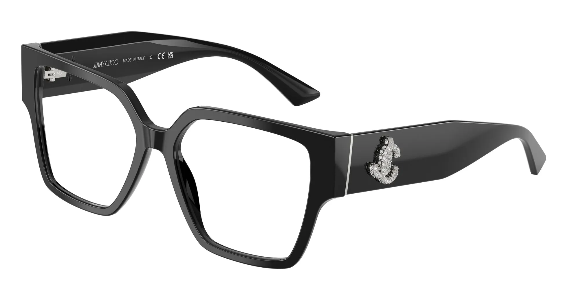 Jimmy Choo JC3032B 5000 Montature da vista Acetato Nero Squadrata Normale - immagine 1