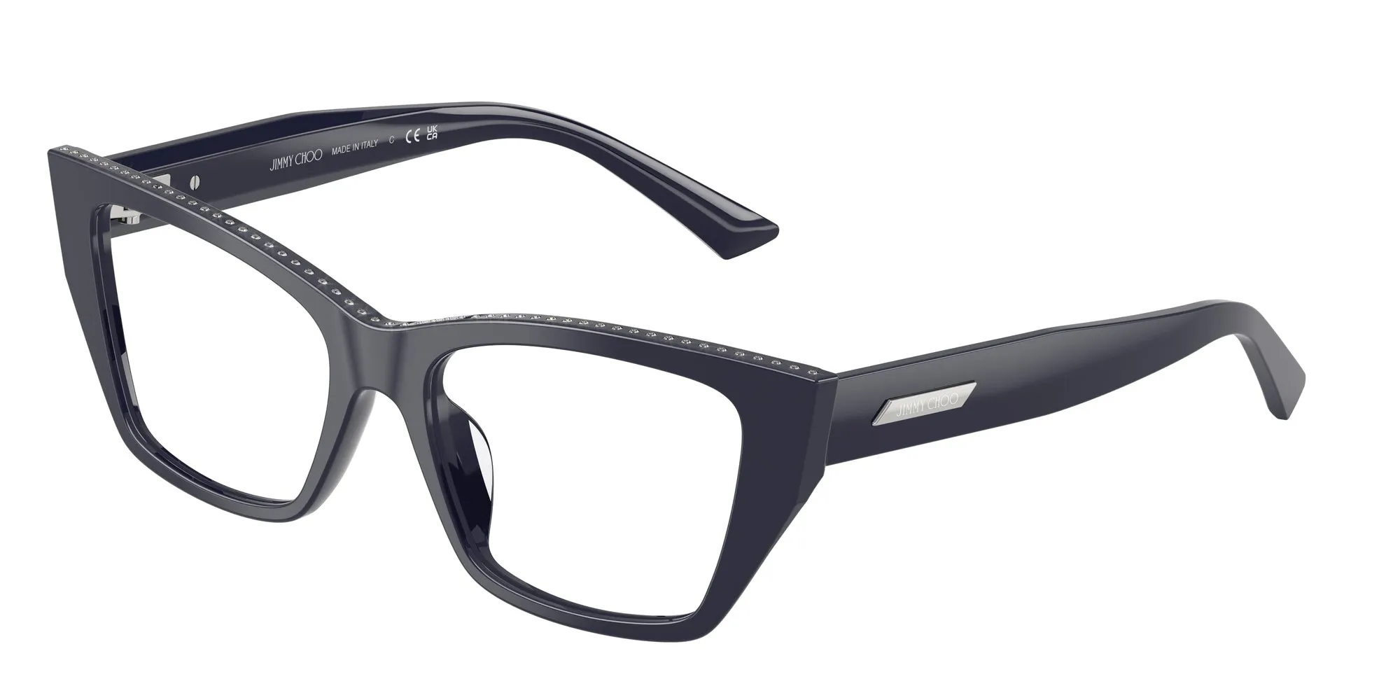 Jimmy Choo JC3031BU 5016 Montature da vista Acetato Blu Cat Eye Normale - immagine 1