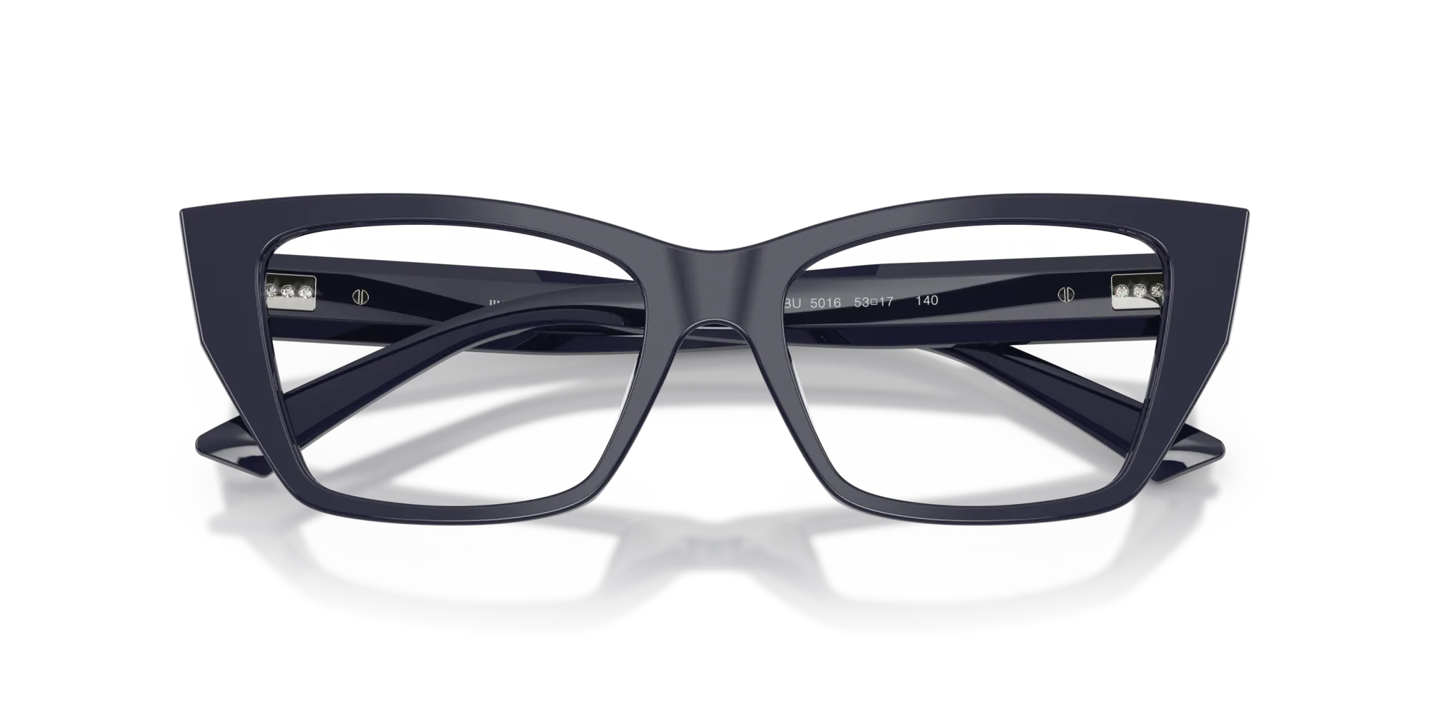 Jimmy Choo JC3031BU 5016 Montature da vista Acetato Blu Cat Eye Normale - immagine 2