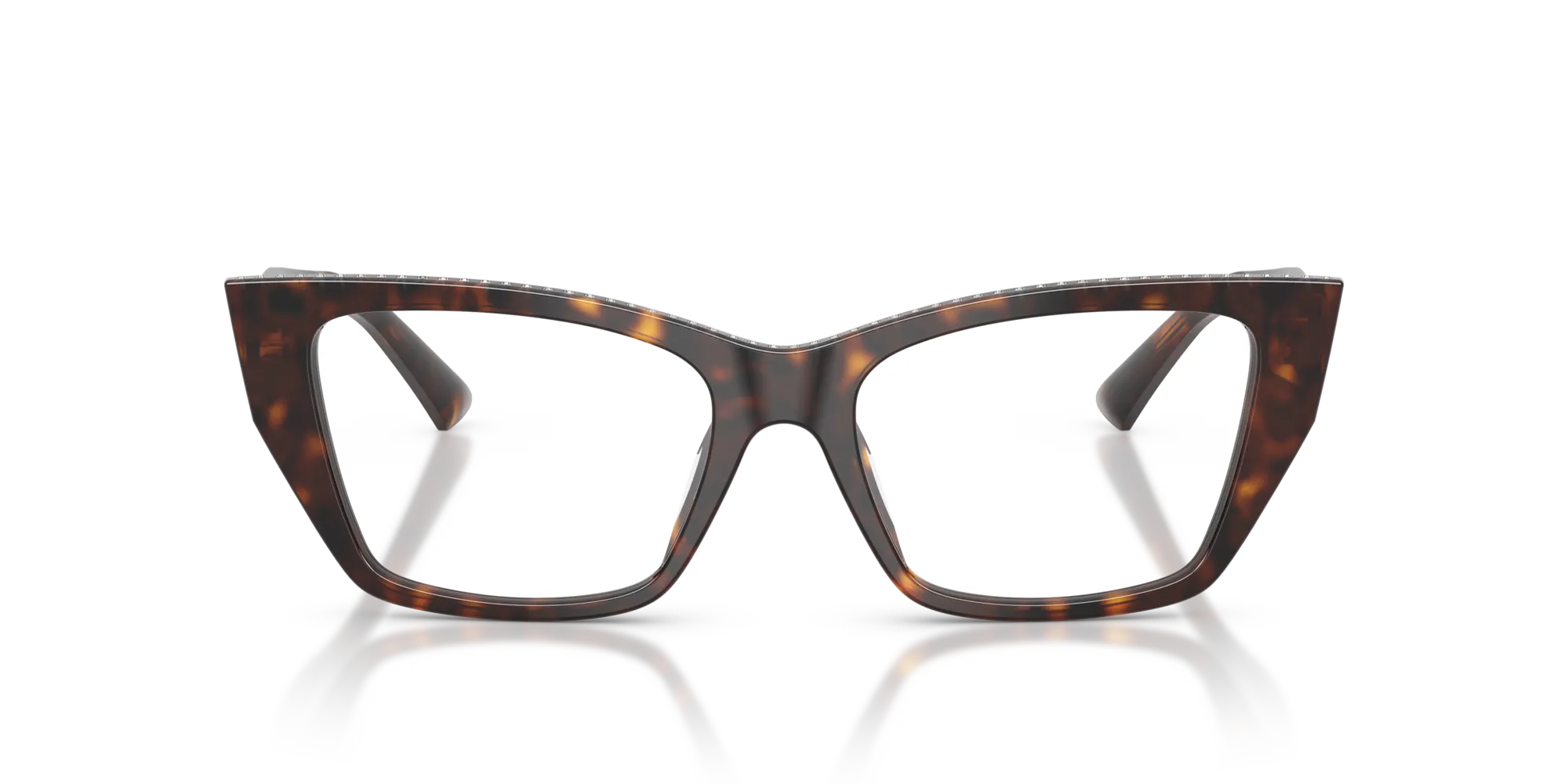 Jimmy Choo JC3031BU 5002 Montature da vista Acetato Tartaruga Cat Eye Normale - immagine 3