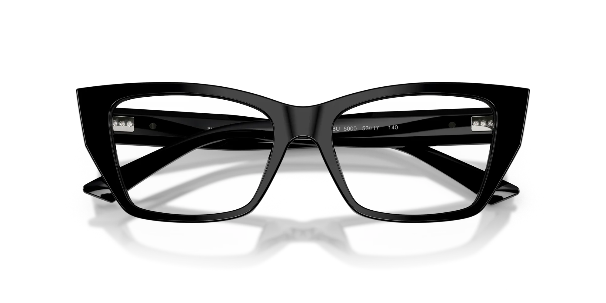 Jimmy Choo JC3031BU 5000 Montature da vista Acetato Nero Cat Eye Normale - immagine 2