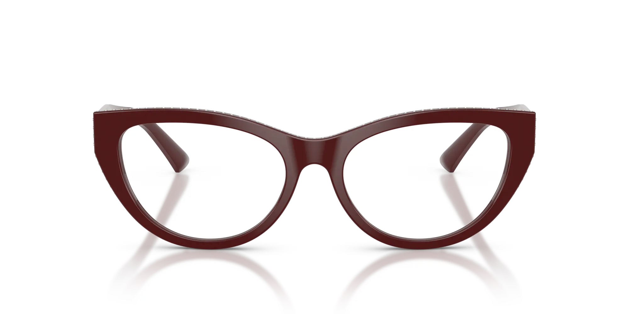 Jimmy Choo JC3030B 5057 Montature da vista Acetato Rosso Cat Eye Normale - immagine 3