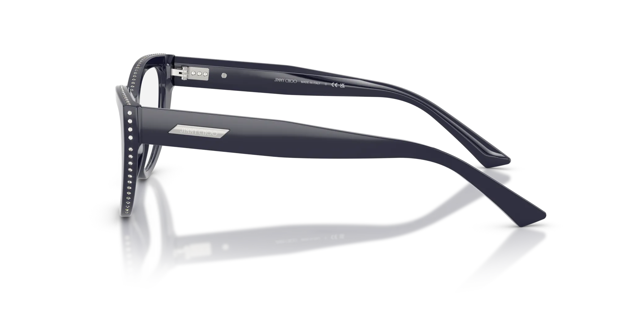 Jimmy Choo JC3030B 5016 Montature da vista Acetato Blu Cat Eye Normale - immagine 4