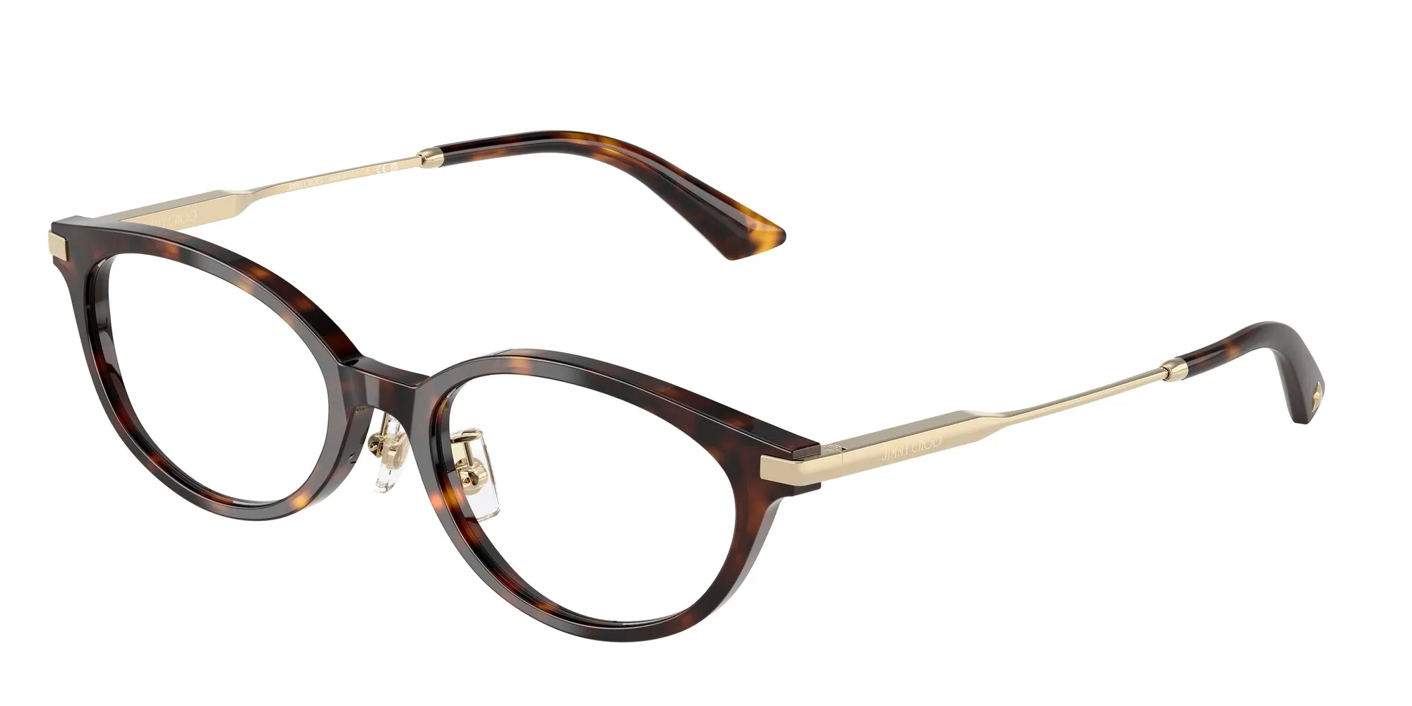 Jimmy Choo JC3029D 5002 Montature da vista Acetato Tartaruga Rotonda Normale - immagine 1