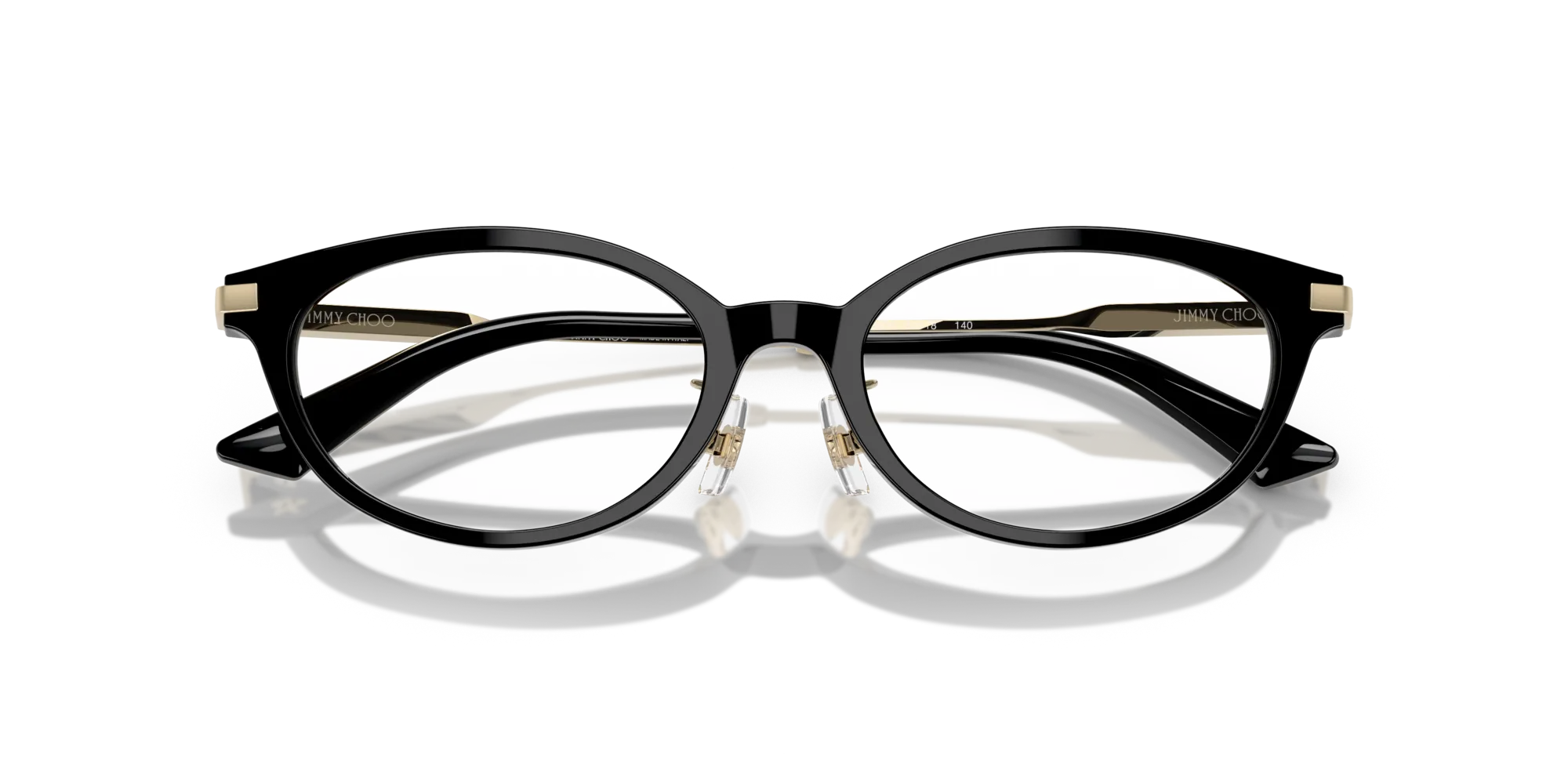 Jimmy Choo JC3029D 5000 Montature da vista Acetato Nero Rotonda Normale - immagine 2
