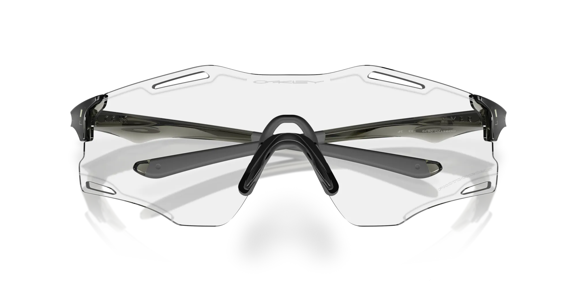 Oakley OO9512D CYBR ZERO 951206 Occhiali da sole O_Matter Nero Grigio Squadrata Fotocromatiche - immagine 2