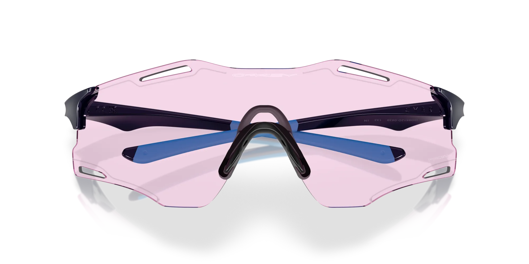 Oakley OO9512D CYBR ZERO 951204 Occhiali da sole O_Matter Blu Rosa Squadrata Normale - immagine 2