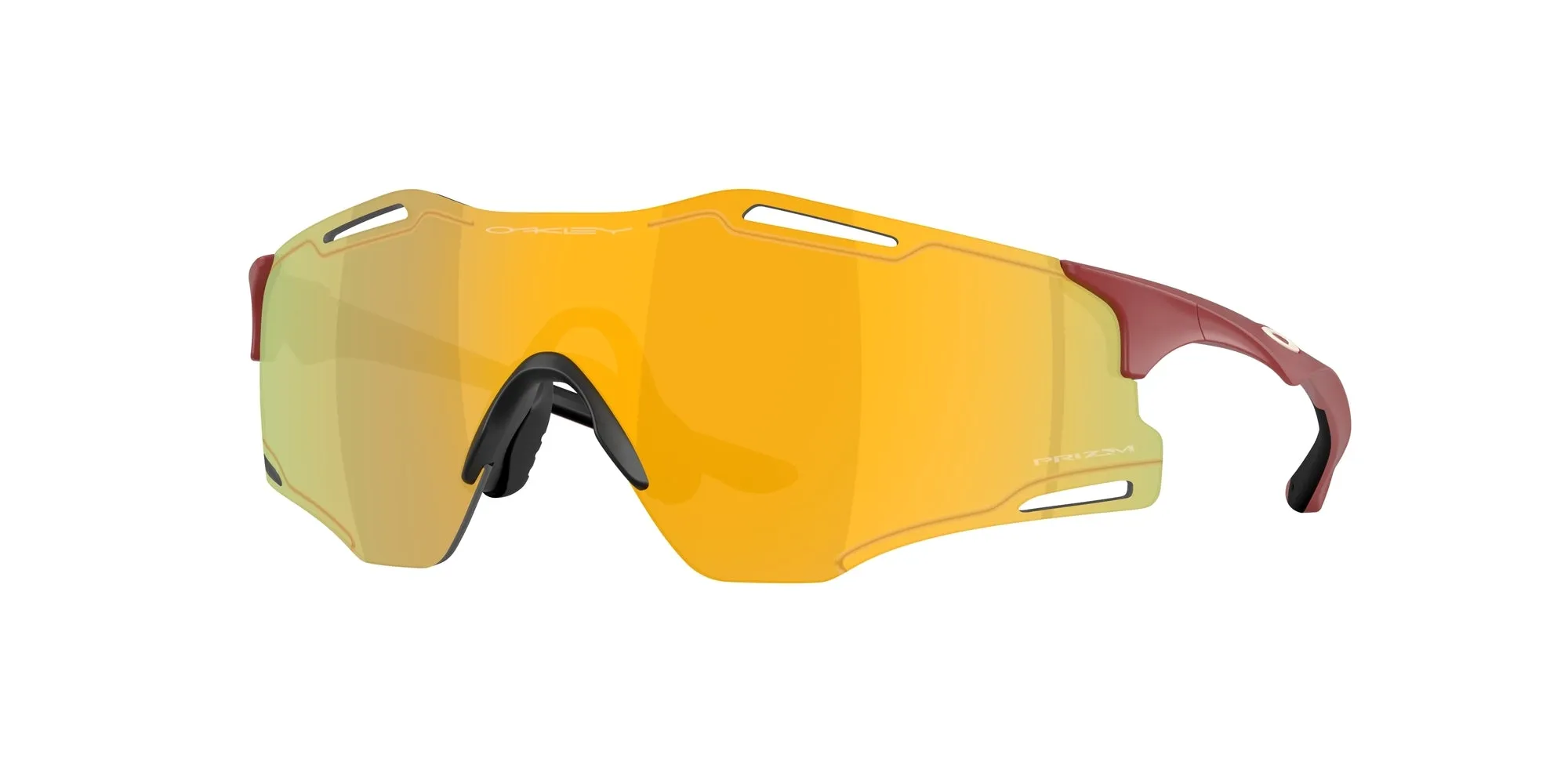 Oakley OO9512D CYBR ZERO 951203 Occhiali da sole O_Matter Rosso Oro Squadrata Normale - immagine 1