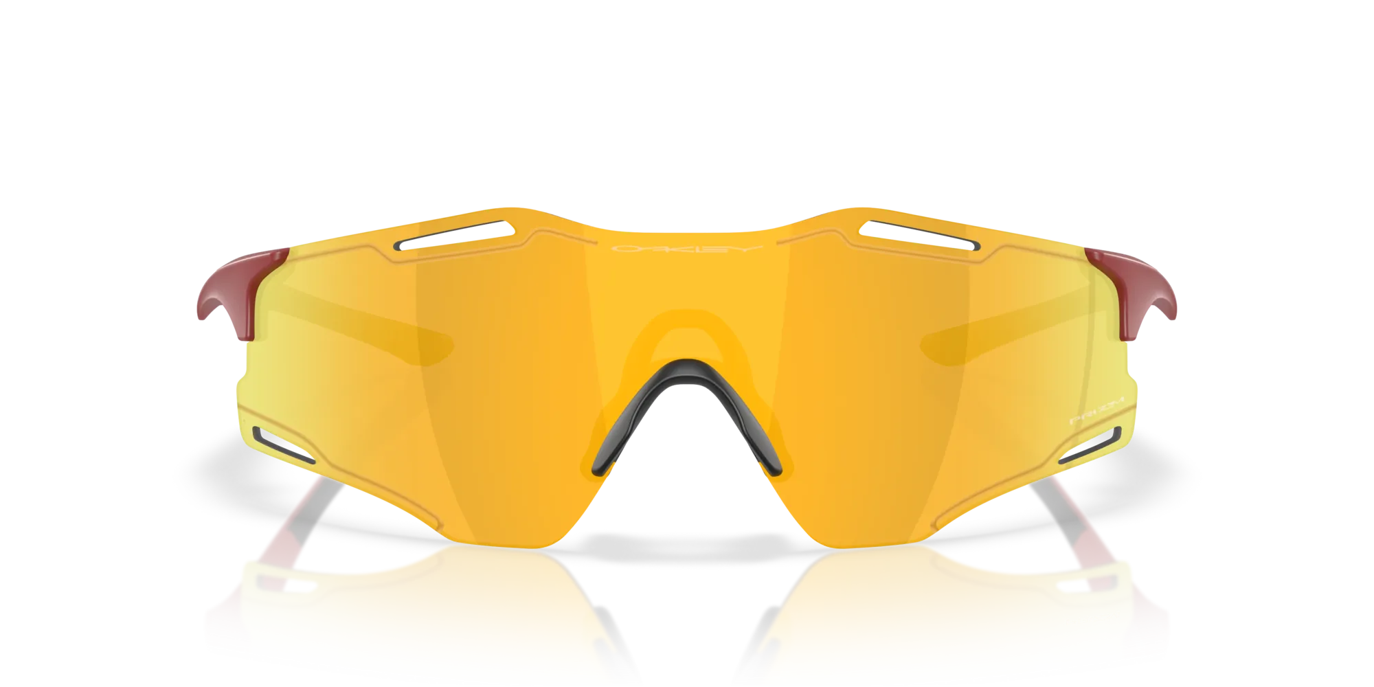 Oakley OO9512D CYBR ZERO 951203 Occhiali da sole O_Matter Rosso Oro Squadrata Normale - immagine 3