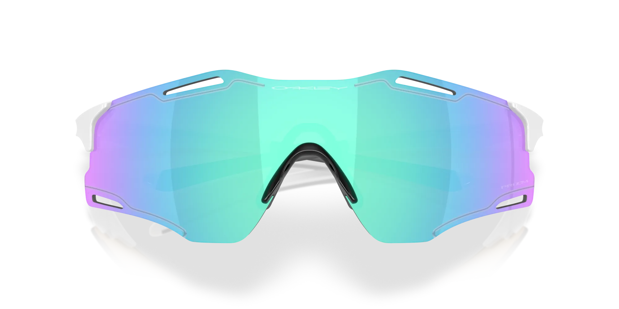 Oakley OO9512D CYBR ZERO 951202 Occhiali da sole O_Matter Bianco Blu Squadrata Normale - immagine 2