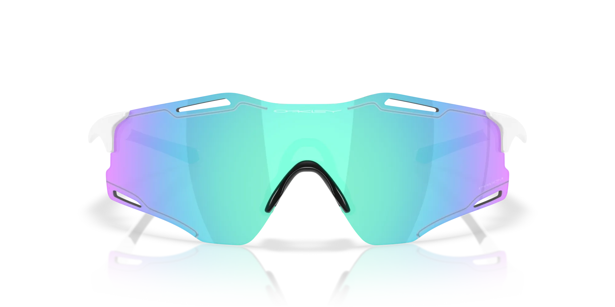 Oakley OO9512D CYBR ZERO 951202 Occhiali da sole O_Matter Bianco Blu Squadrata Normale - immagine 3