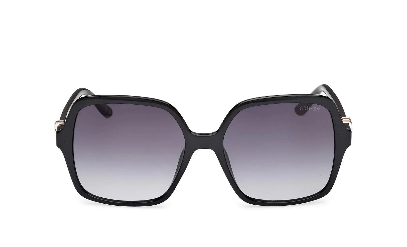 Guess GU00190 01B Occhiali da sole Iniettato Nero Fumo Squadrata Sfumato - immagine 2