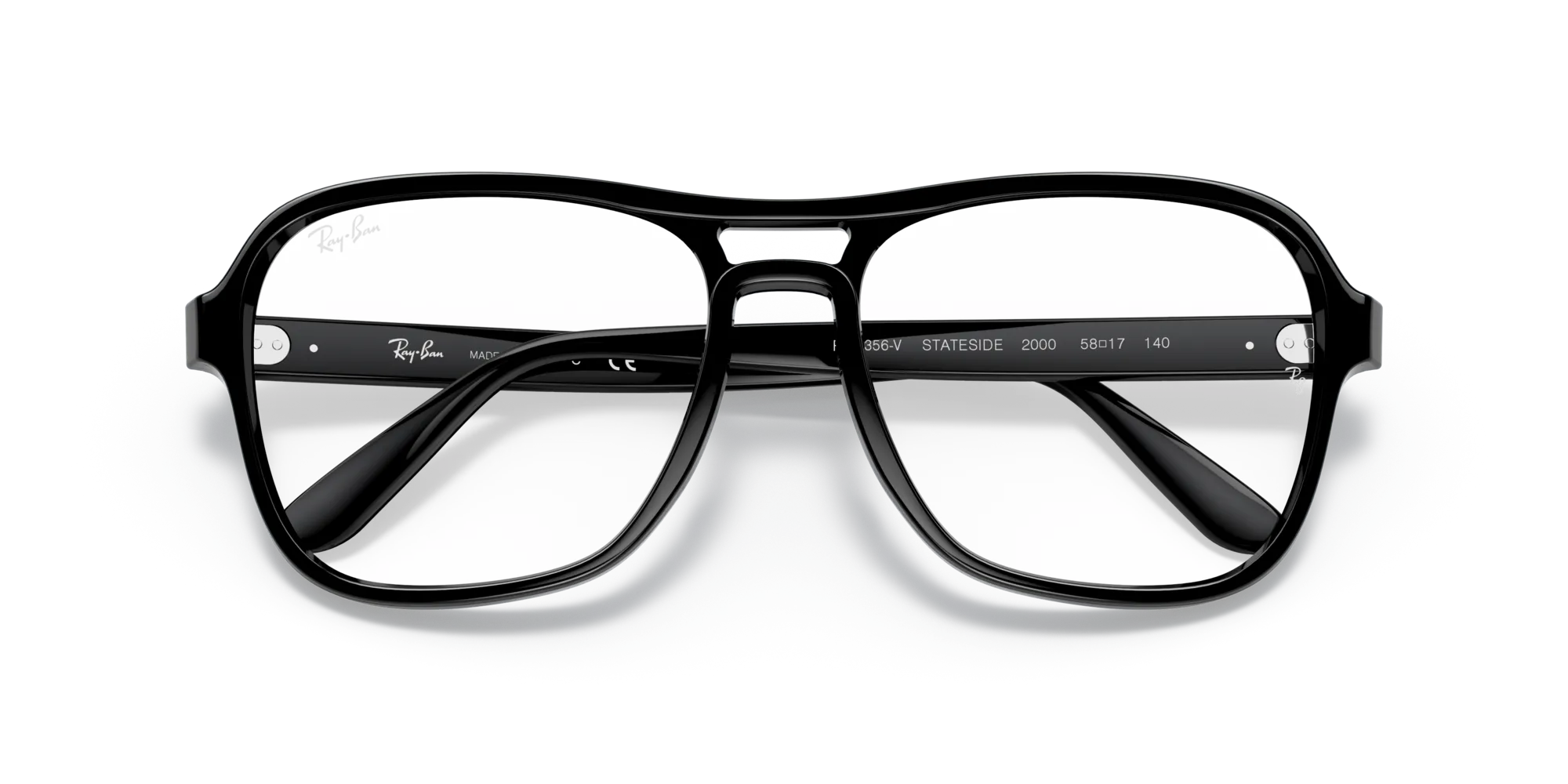Ray - Ban RX4356V STATESIDE 2000 Montature da vista Plastica Nero Squadrata - immagine 2
