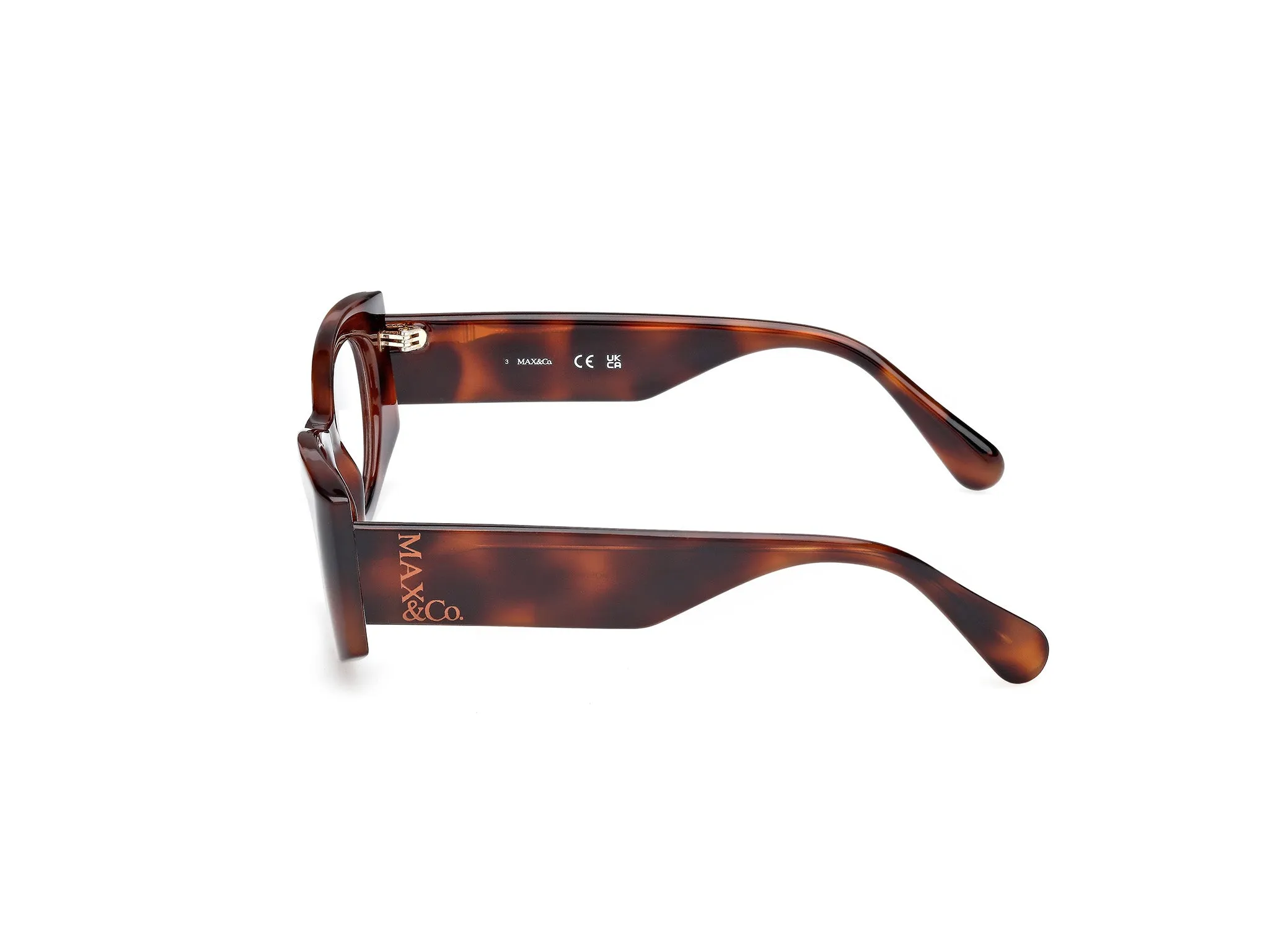 MAX&Co MO5184 052 Montature da vista Iniettato Havana Geometrica Normale - immagine 3