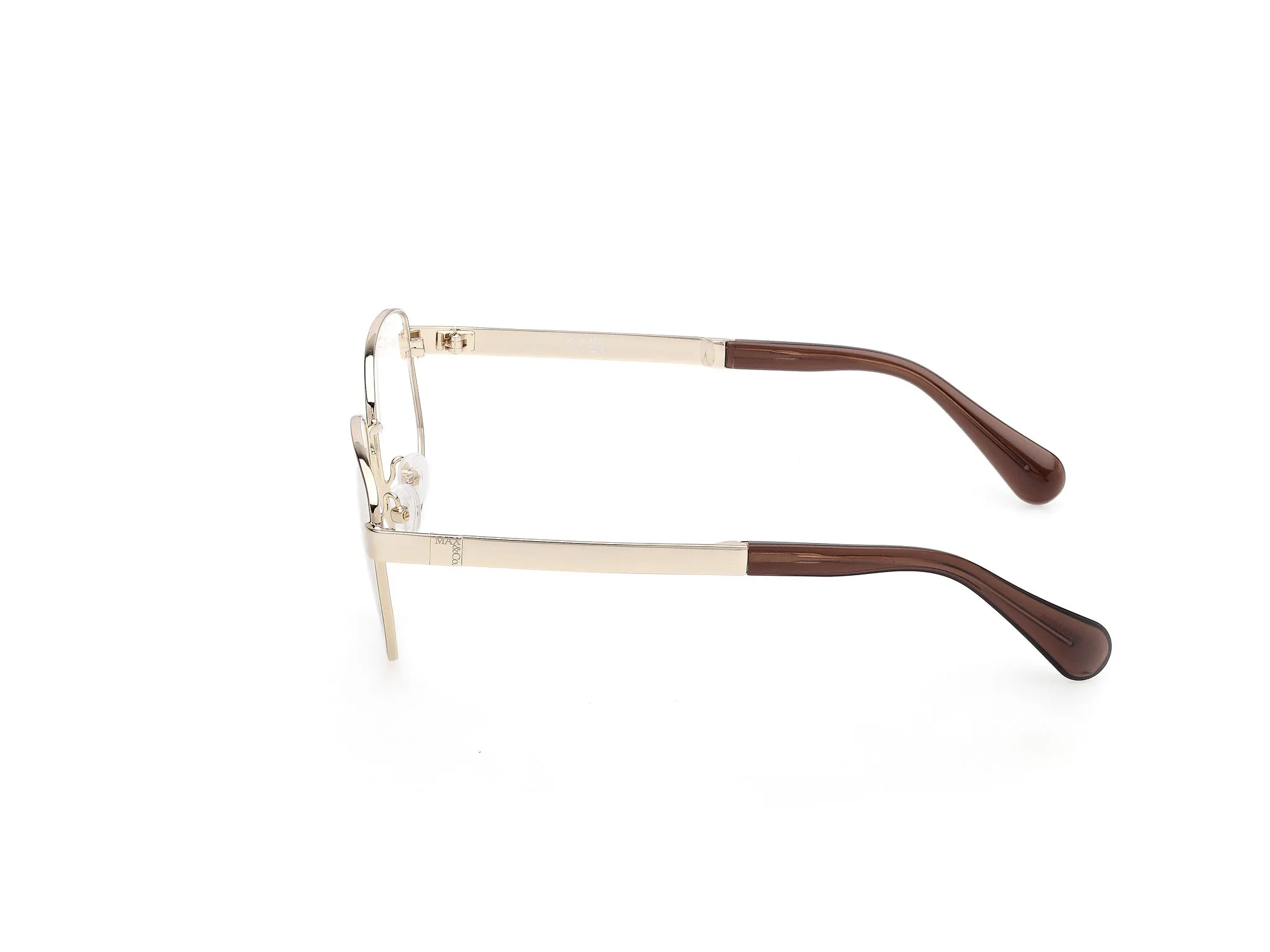 MAX&Co MO5183 48 Montature da vista Metallo Marrone Geometrica Normale - immagine 3