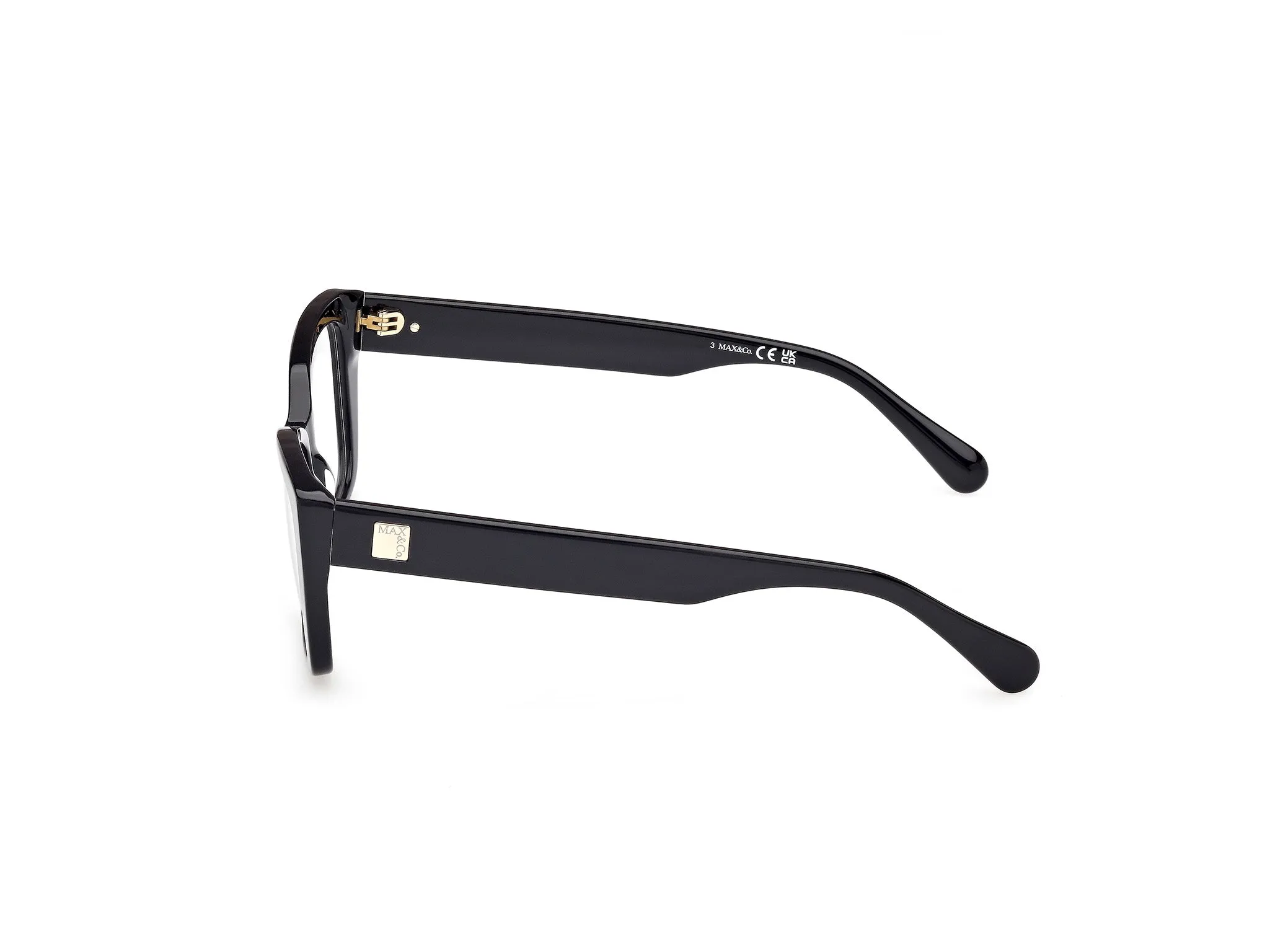 MAX&Co MO5181 1 Montature da vista Acetato Nero Squadrata Normale - immagine 3