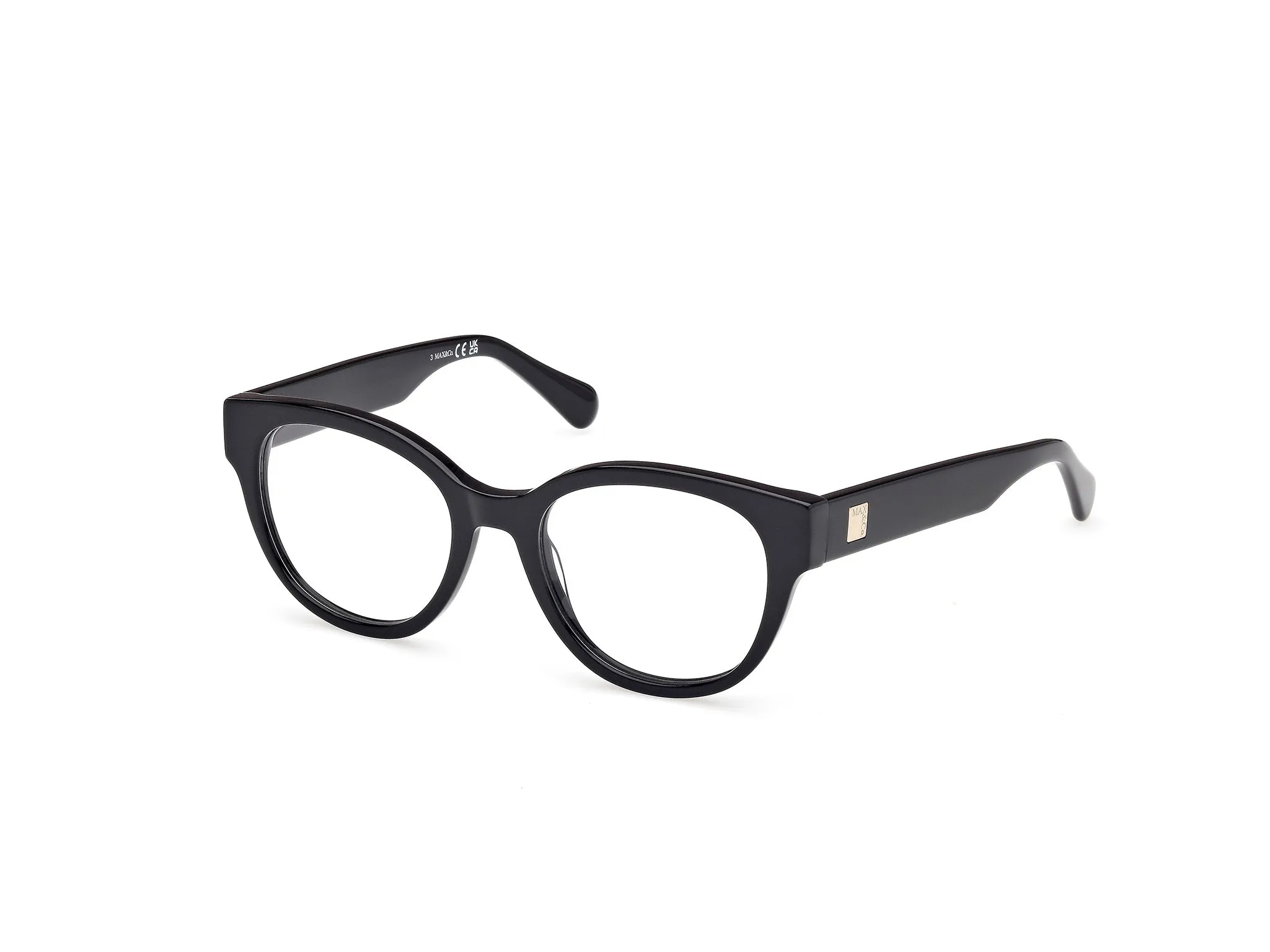 MAX&Co MO5180 1 Montature da vista Acetato Nero Rotonda Normale - immagine 1