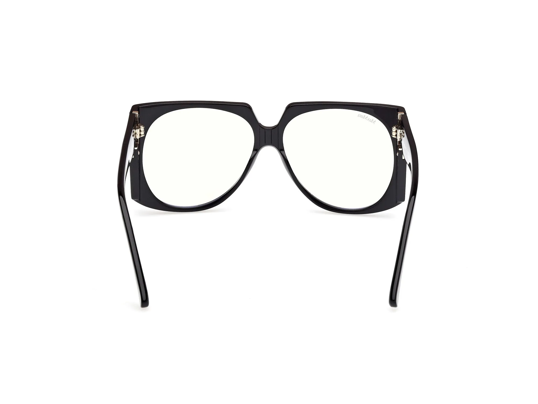 Max Mara MM5181-B 1 Montature da vista Acetato Nero Rotonda Normale - immagine 4