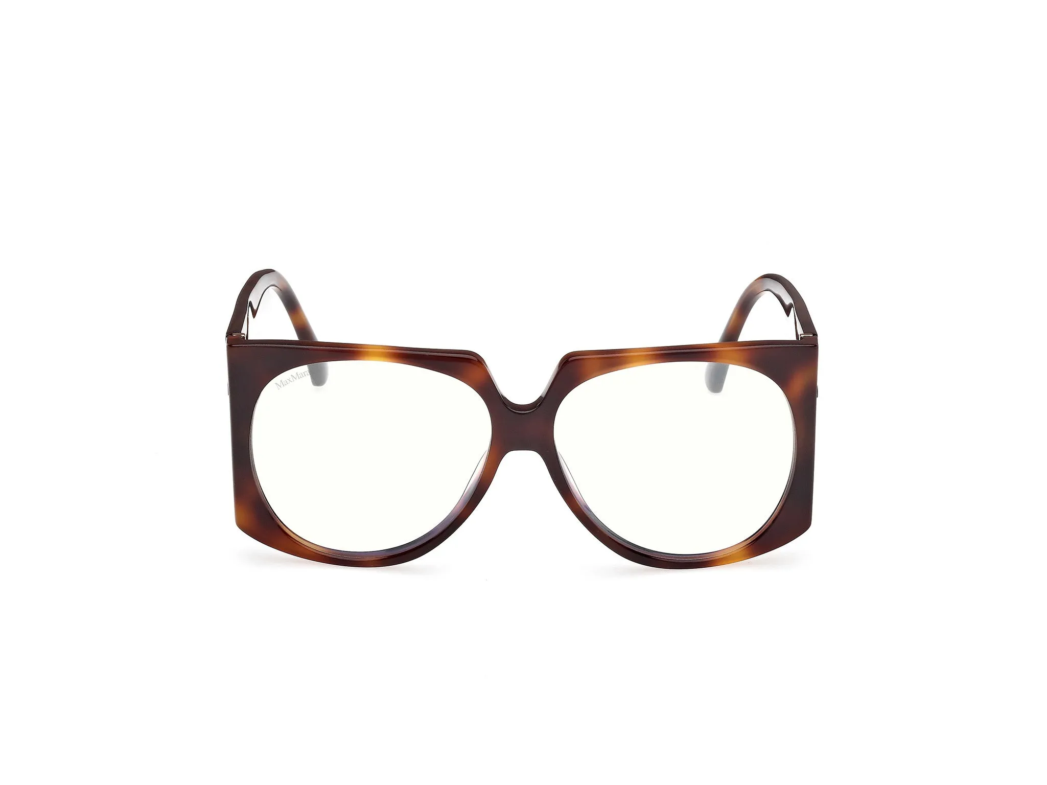 Max Mara MM5181-B 52 Montature da vista Acetato Havana Rotonda Normale - immagine 2