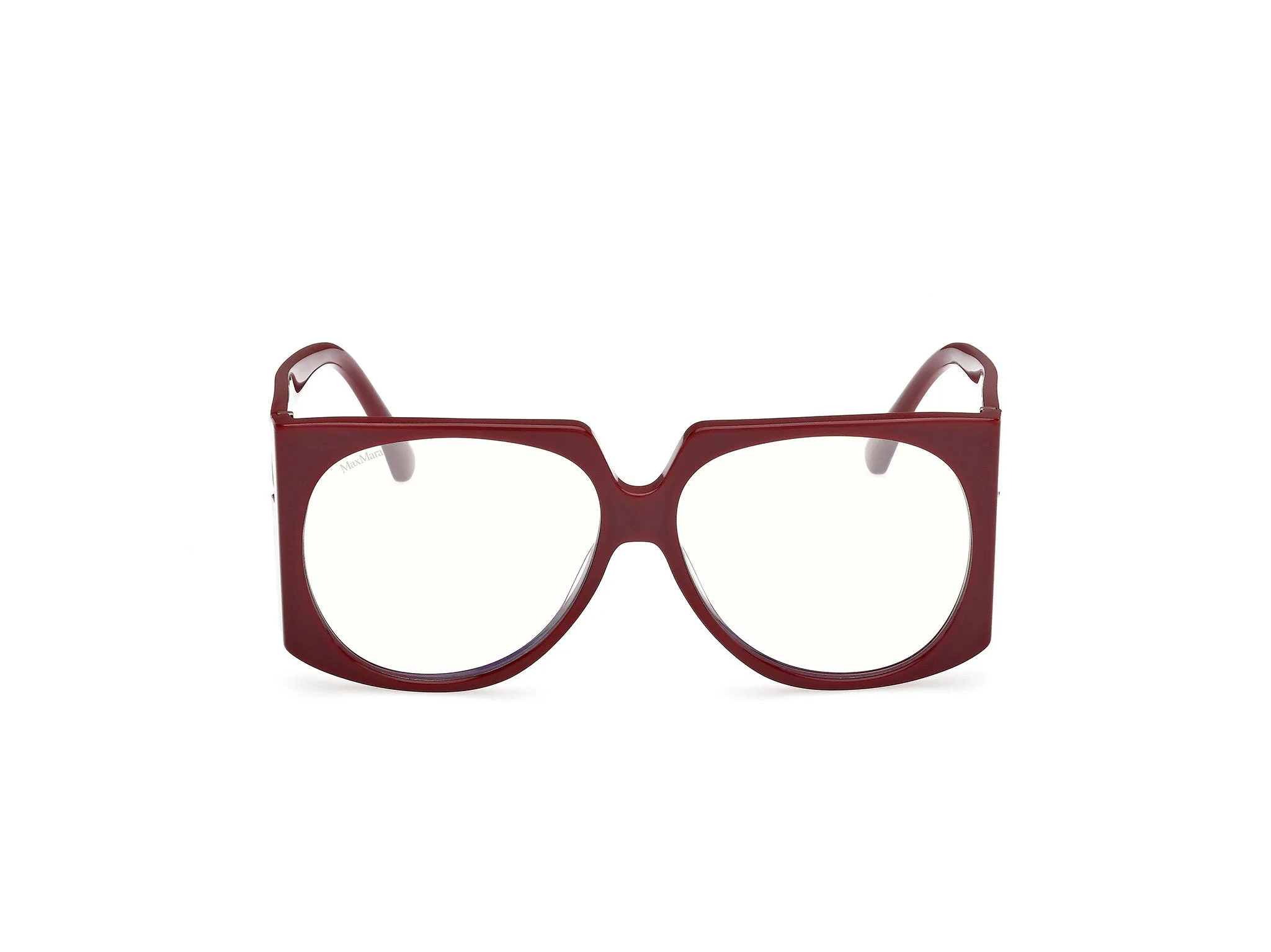 Max Mara MM5181-B 69 Montature da vista Acetato Bordeaux Rotonda Normale - immagine 2